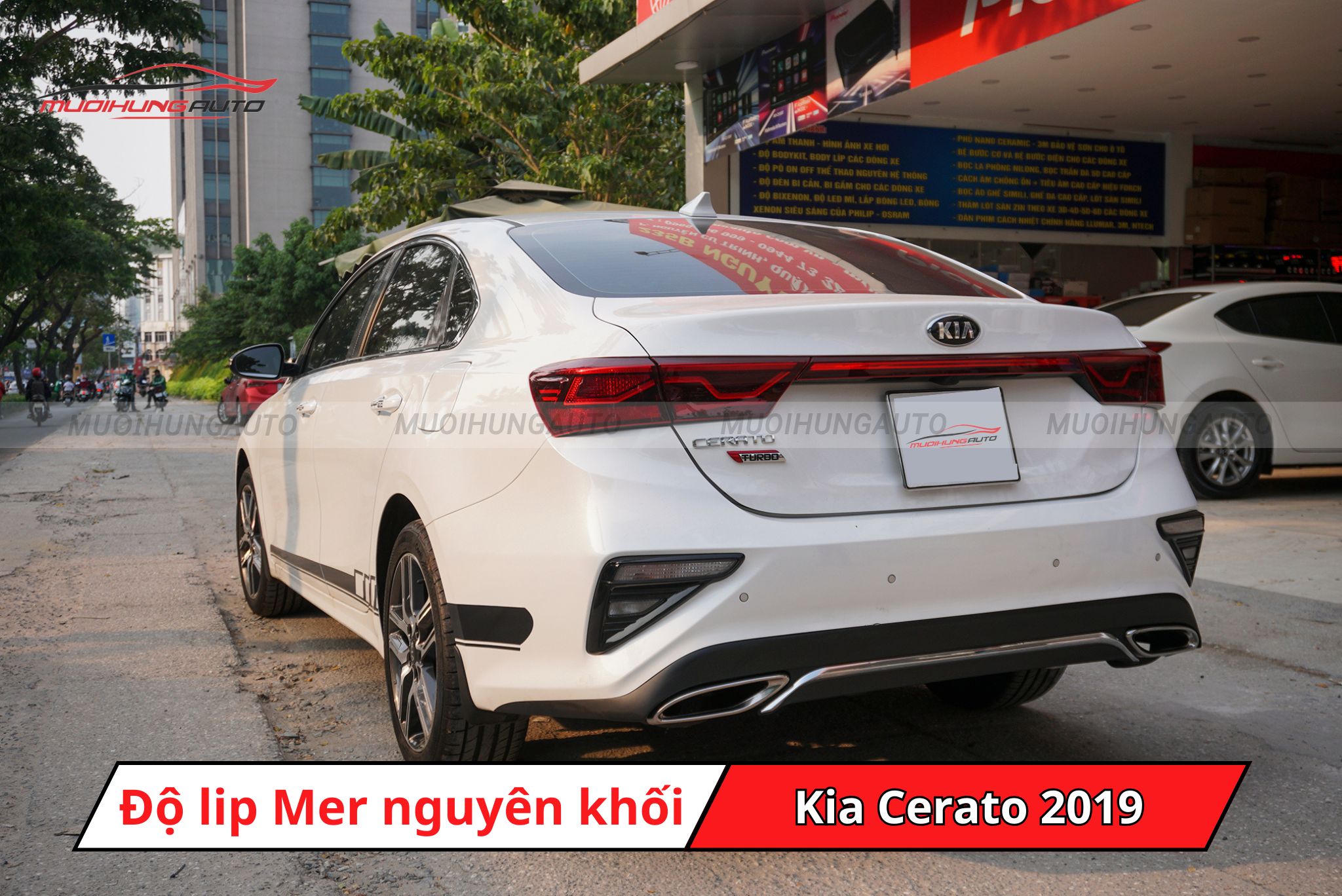 Lip pô Mercedes cho Kia Cerato 2019