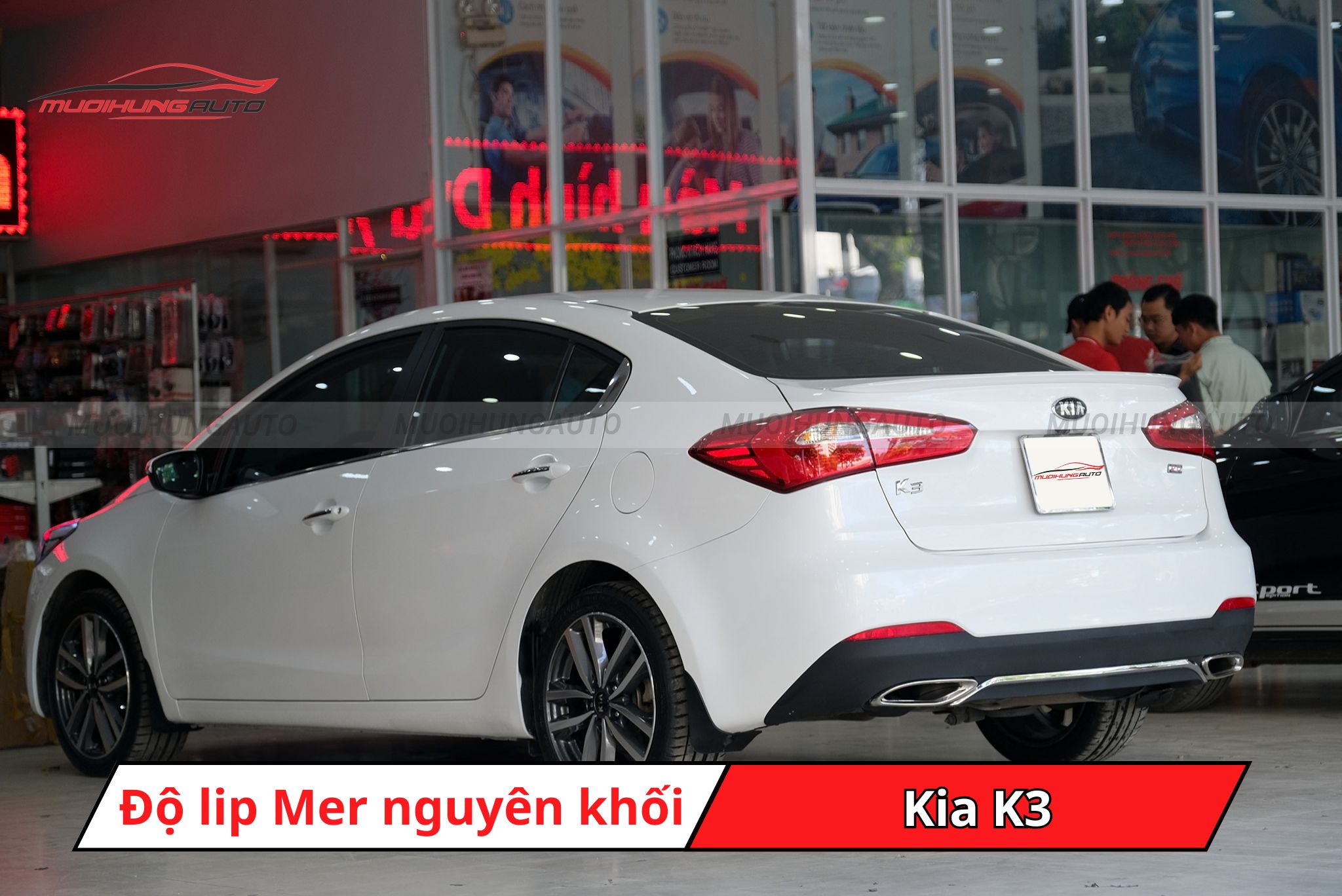 Lip pô Mercedes cho Kia K3