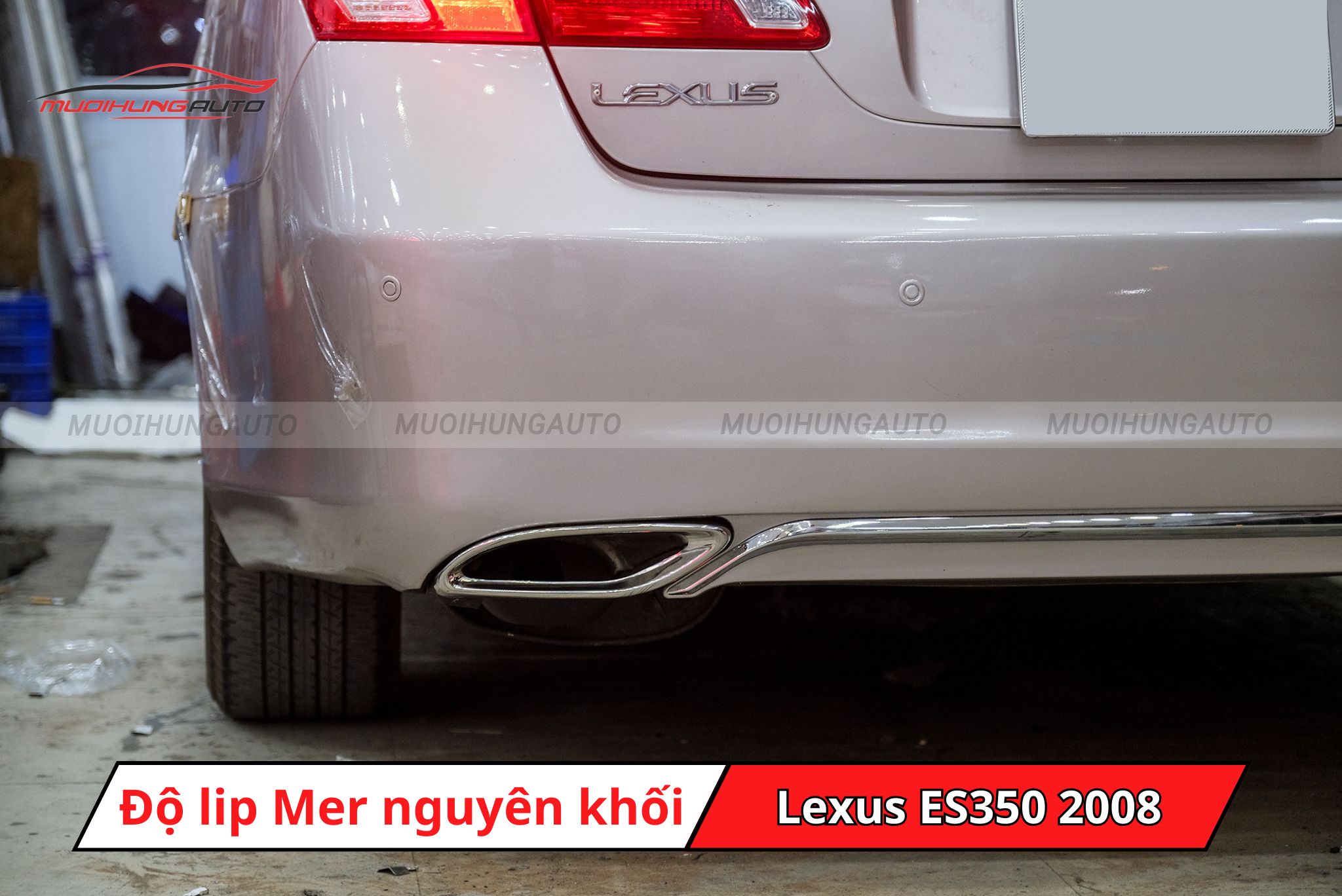 Lip pô Mercedes cho Lexus ES350 2008