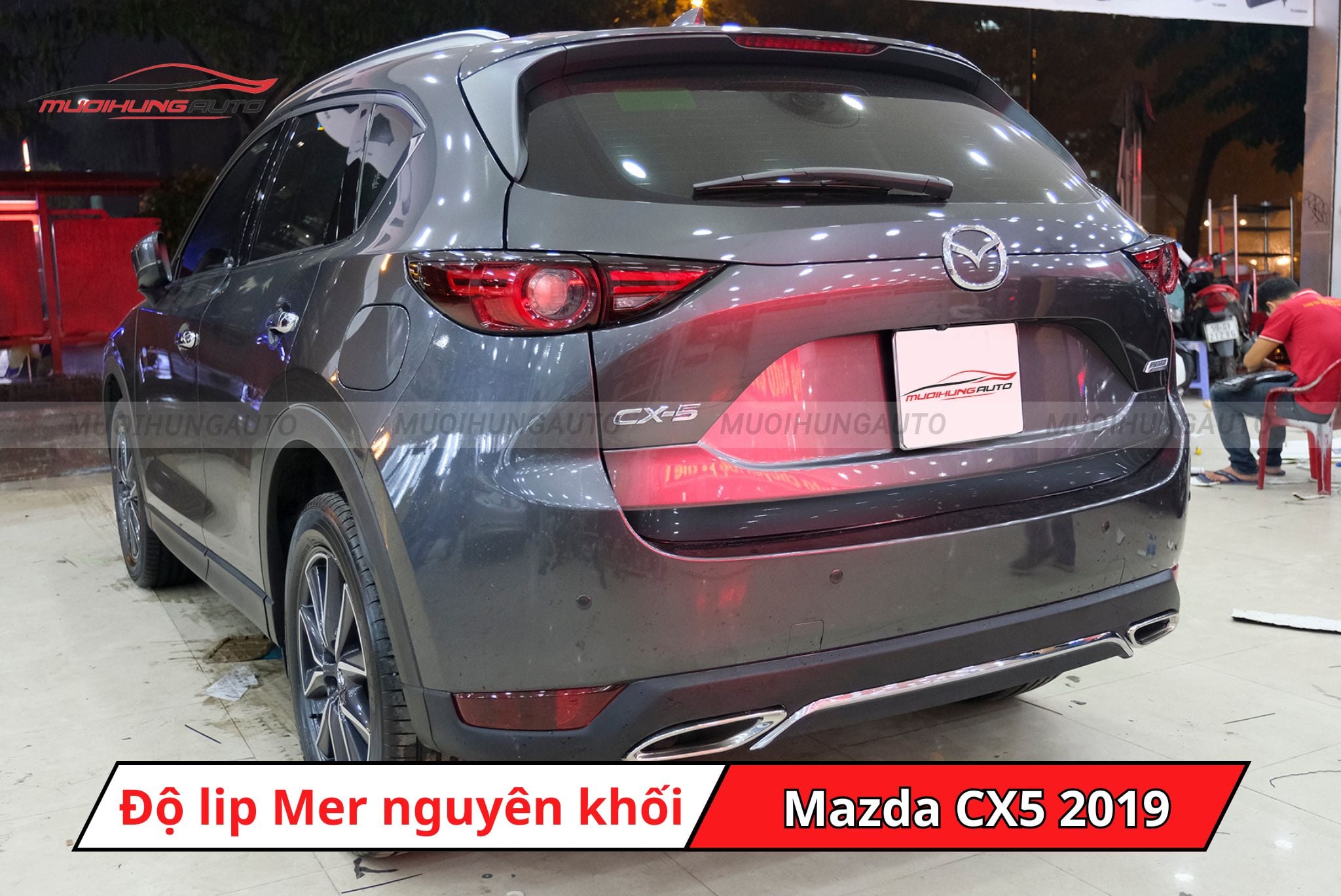 Lip pô Mercedes cho Mazda CX5 2019