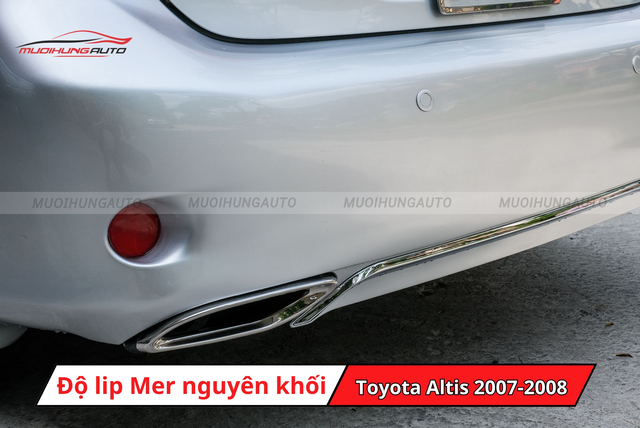 Lip pô Mercedes cho Toyota Altis 2007-2008