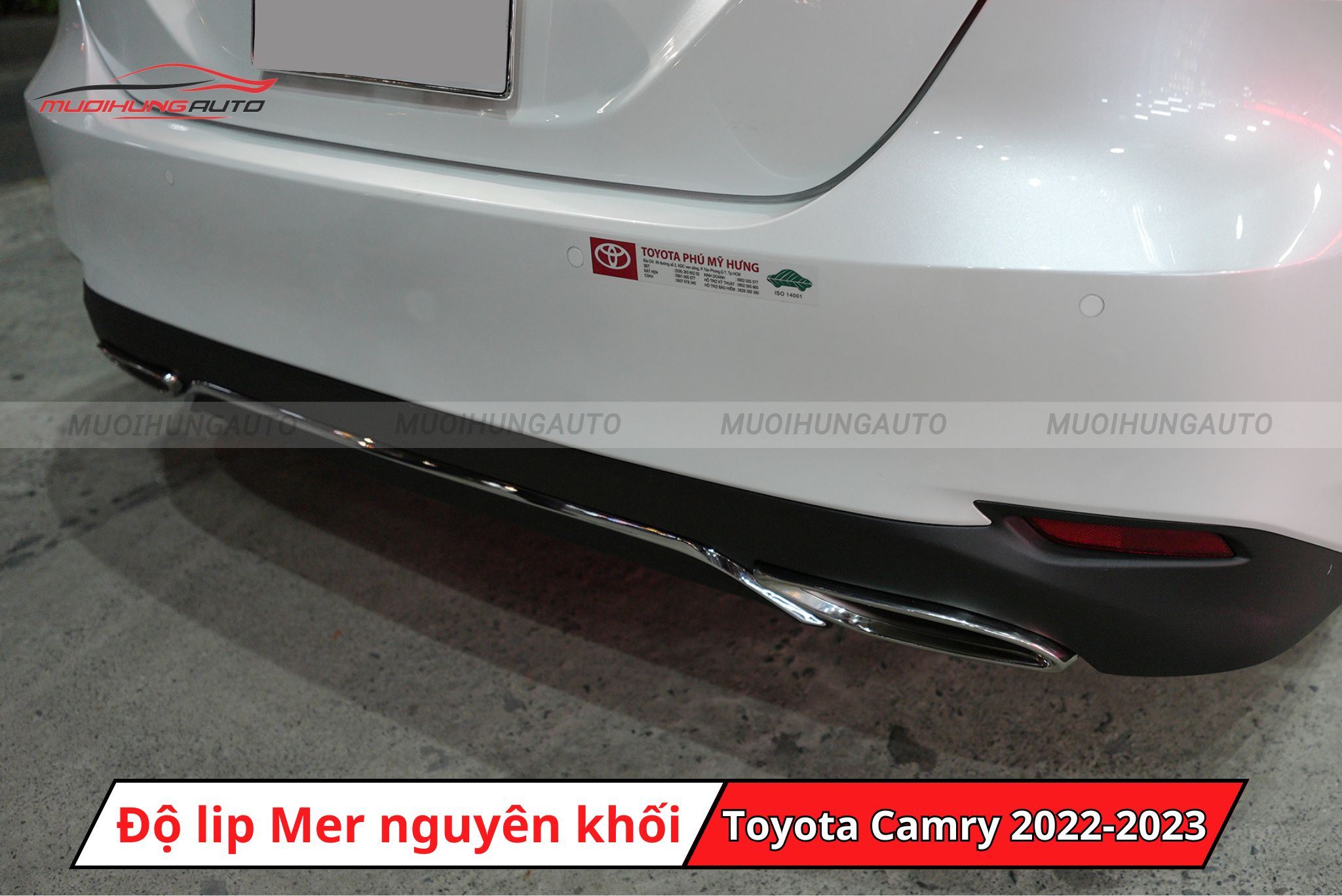 Lip pô Mercedes cho Toyota Camry 2022-2023