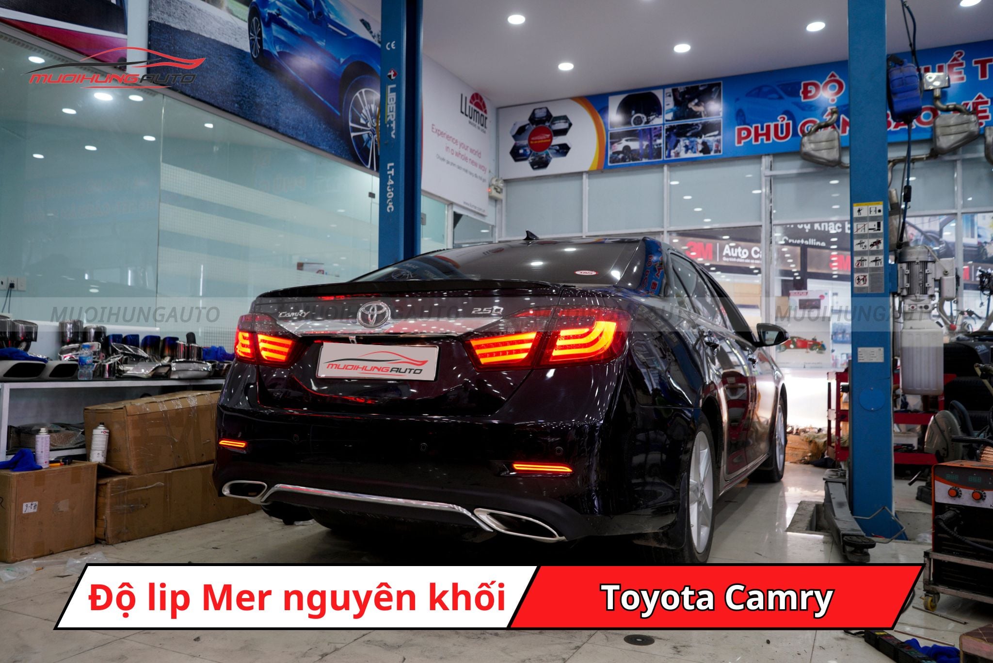 Lip pô Mercedes cho Toyota Camry