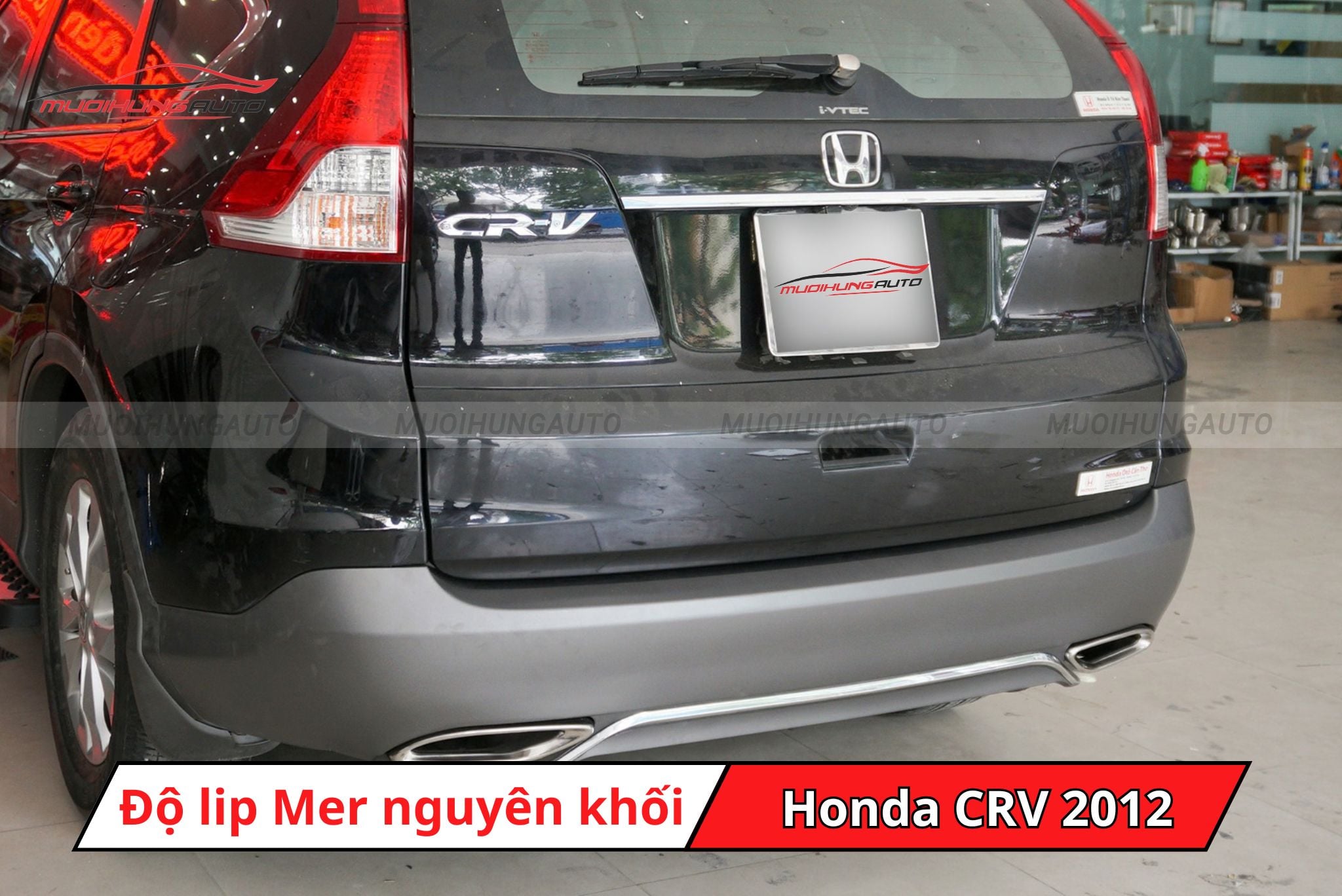 Lip pô Mercedes nguyên khối cho Honda CRV 2012