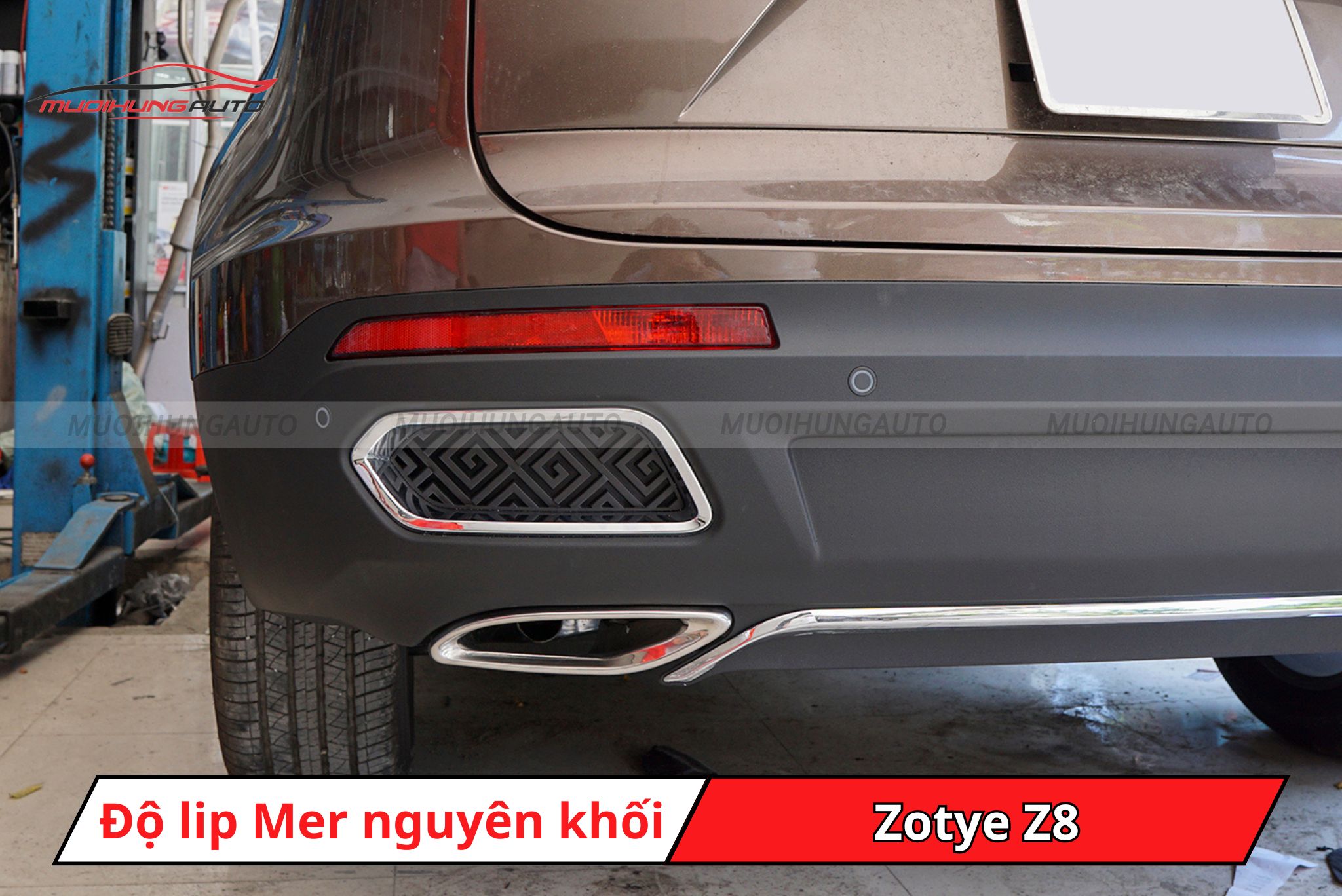 Lip pô Mercedes nguyên khối cho Zotye Z8