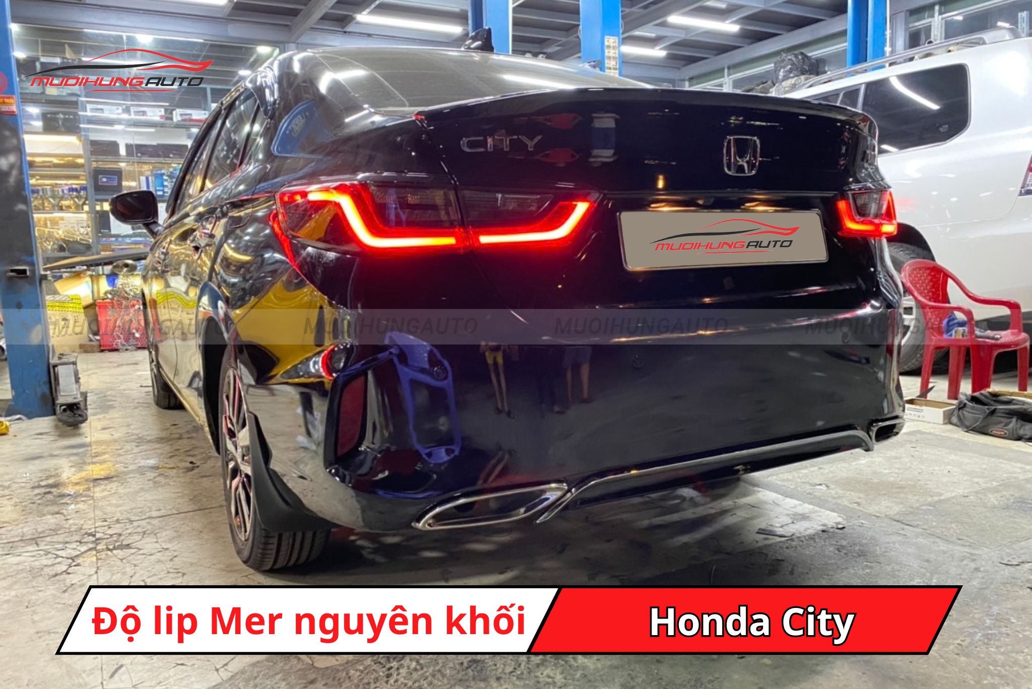 Lip pô thể thao Mercedes cho Honda City