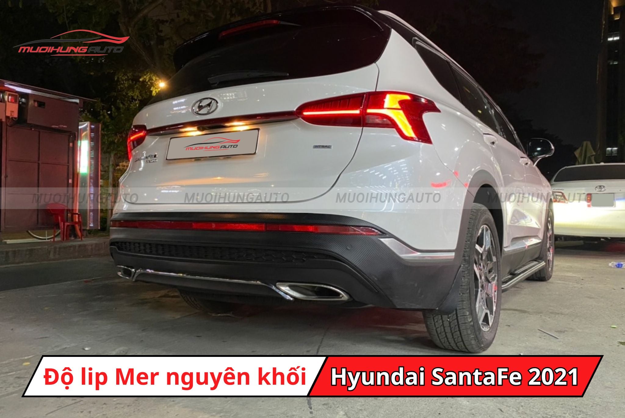 Lip pô thể thao Mercedes cho Hyundai SantaFe 2021