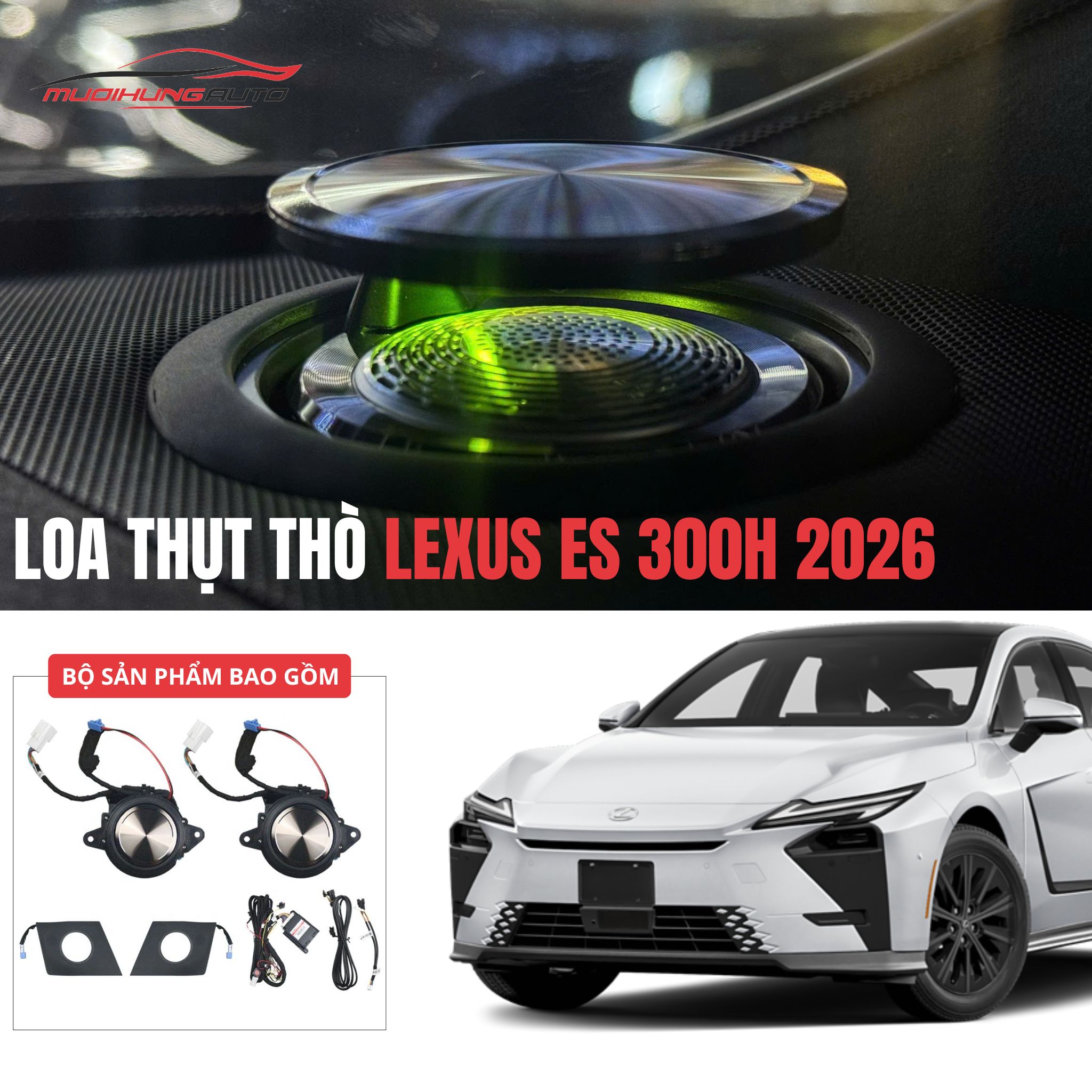 Loa thụt thò Lexus ES 300h 2026