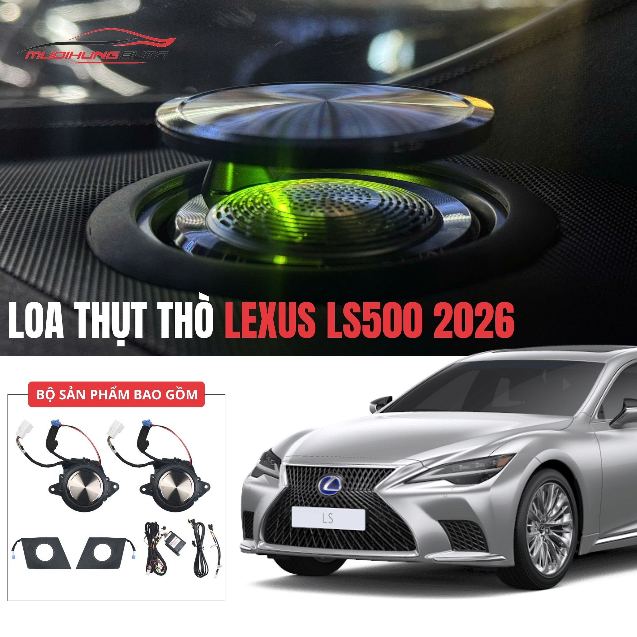 Loa thụt thò Lexus LS500 2026