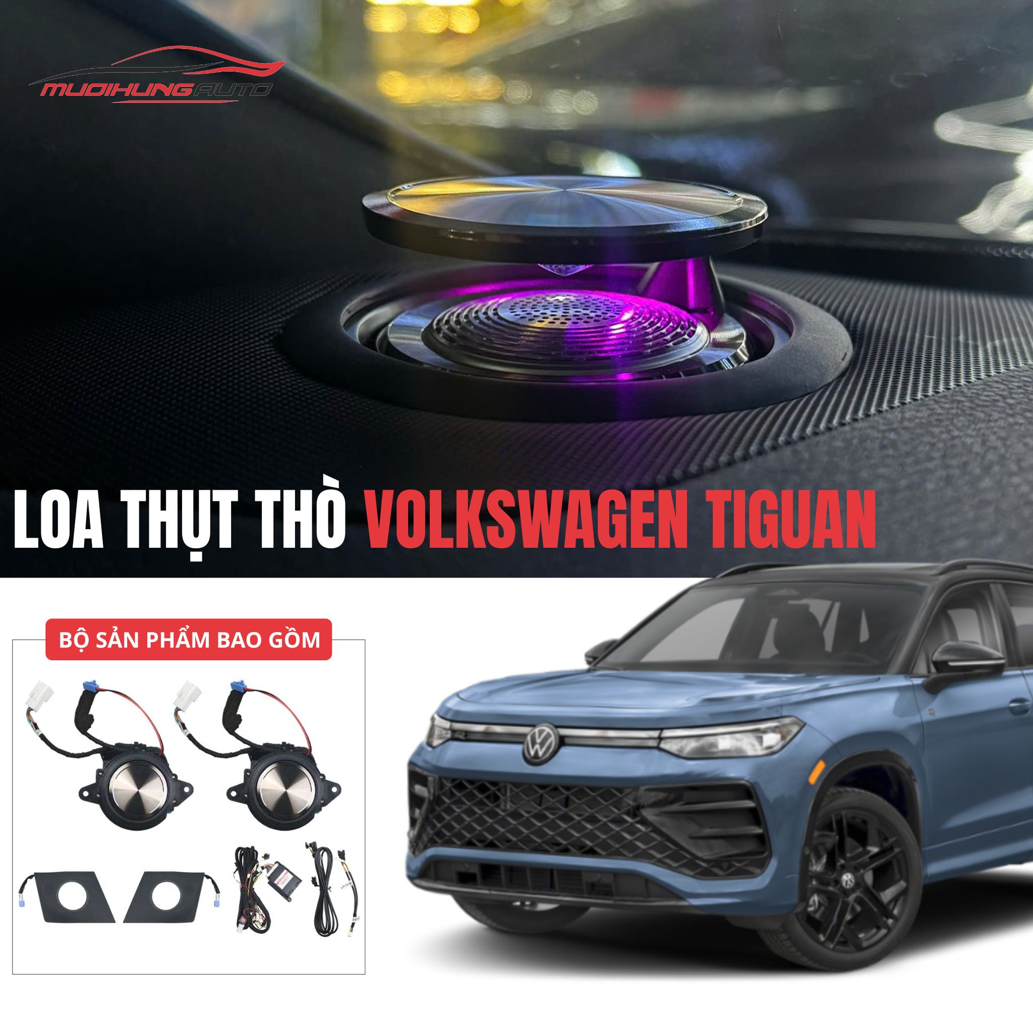 Loa thụt thò Volkswagen Tiguan
