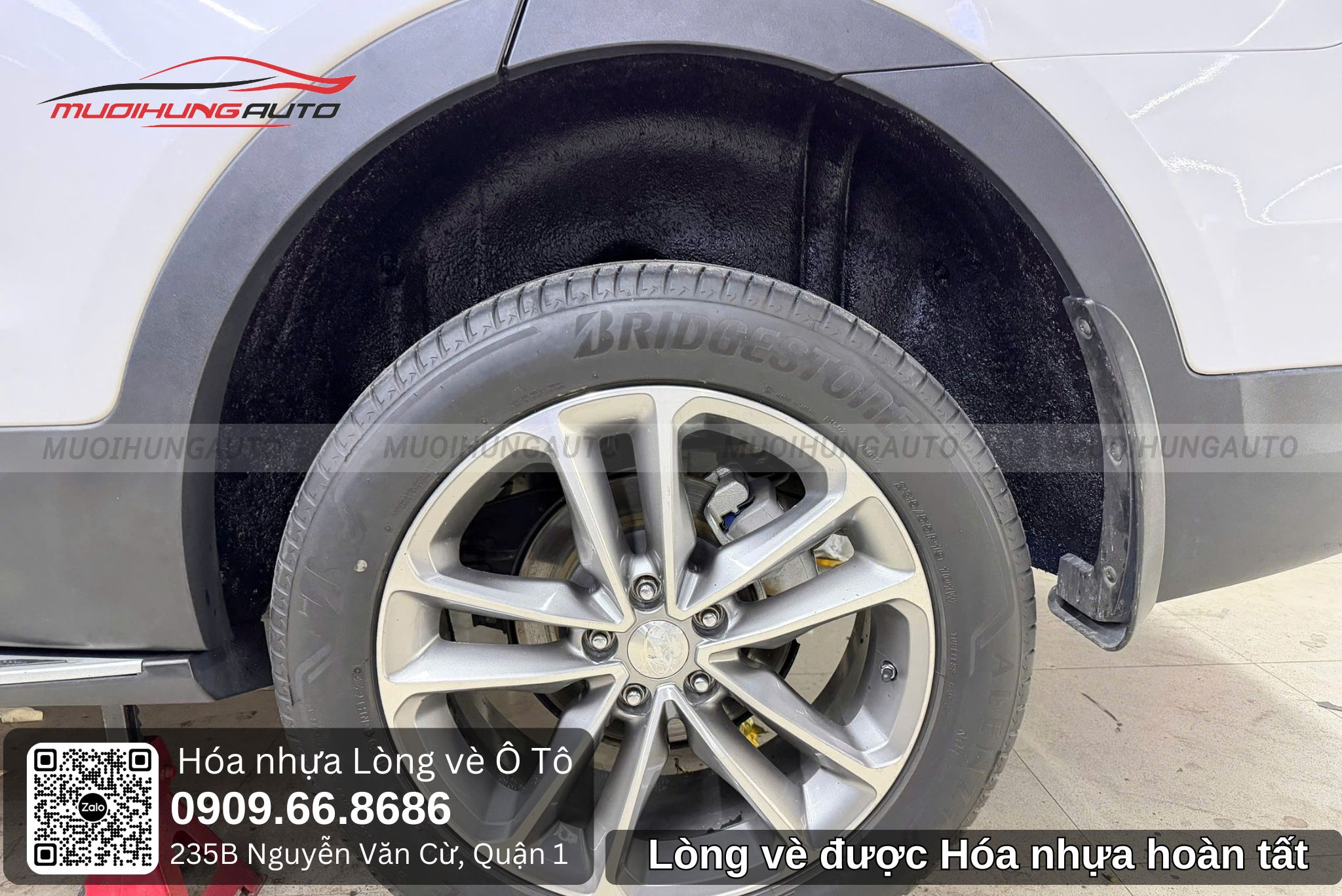 Lòng vè được hóa nhựa hoàn tất