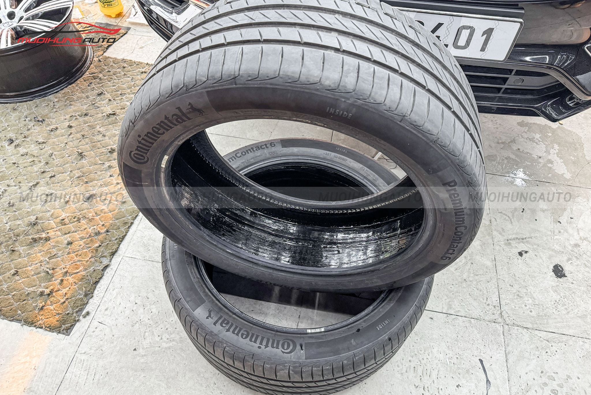 Lốp sau khi tráng hoàn tất