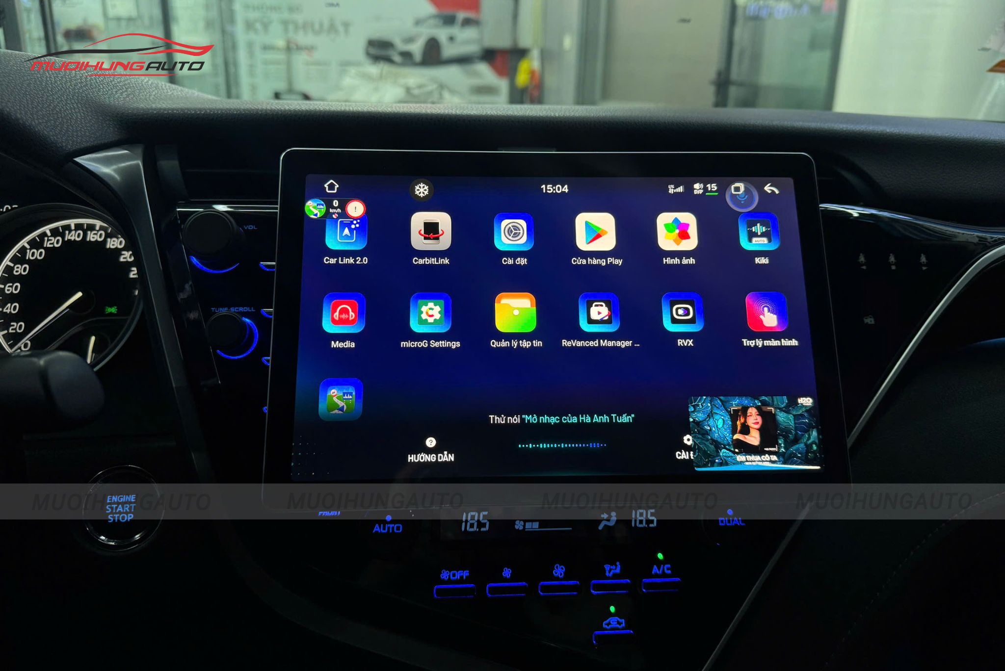 Màn hình Android cho ô tô Toyota Camry 2019
