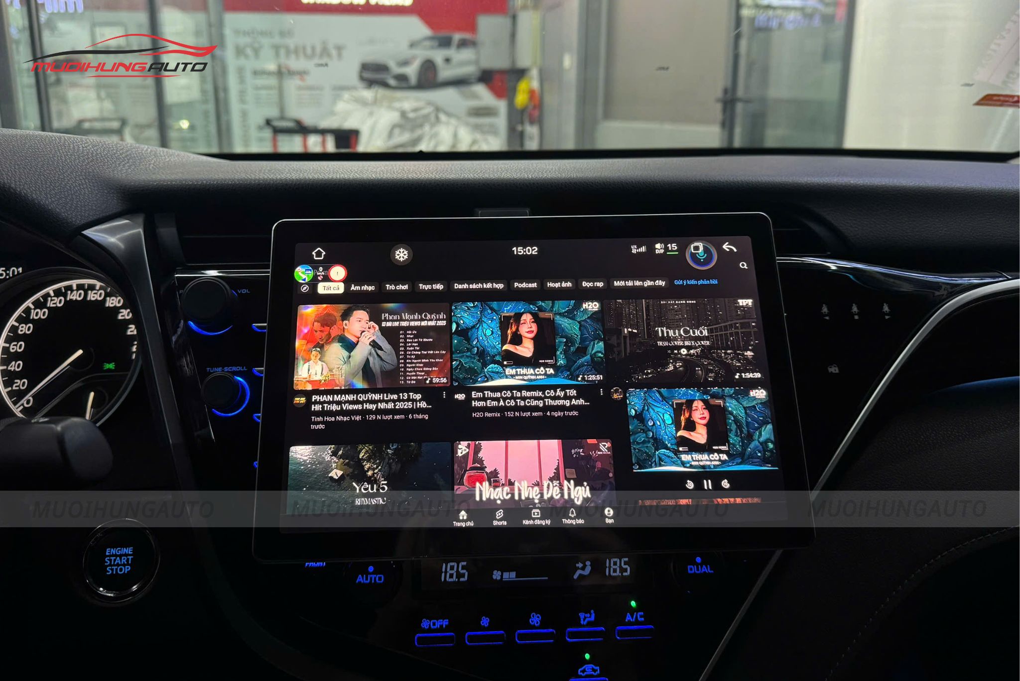 Màn hình Android cho xe Toyota Camry 2019