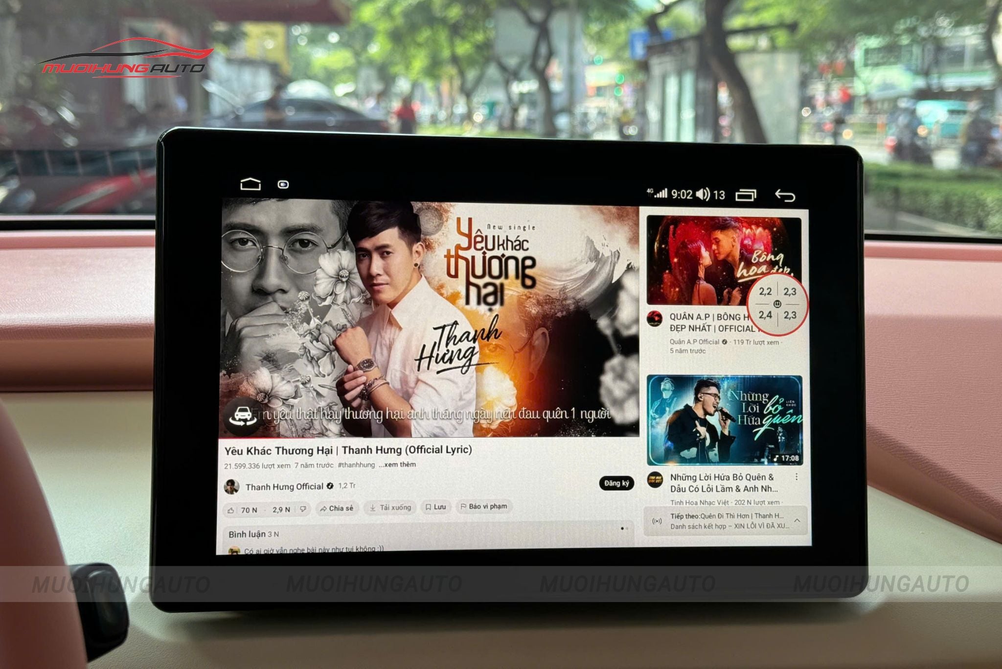 Màn hình Android tích hợp 360 cho ô tô Vinfast VF3