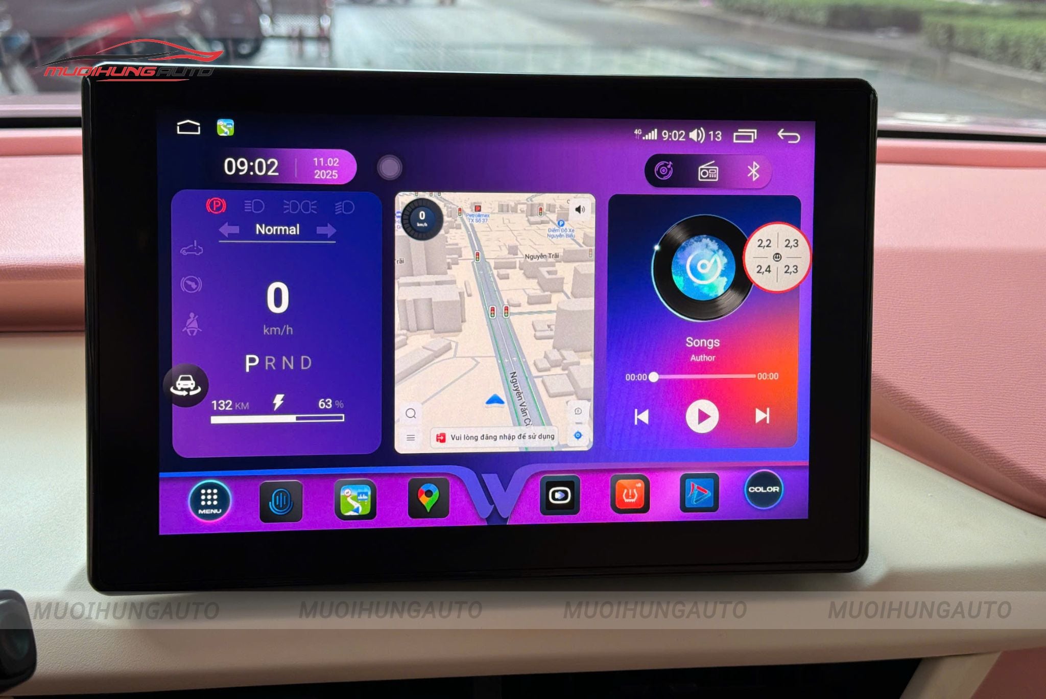 Màn hình Android tích hợp camera 360 độ cho xe Vinfast VF3