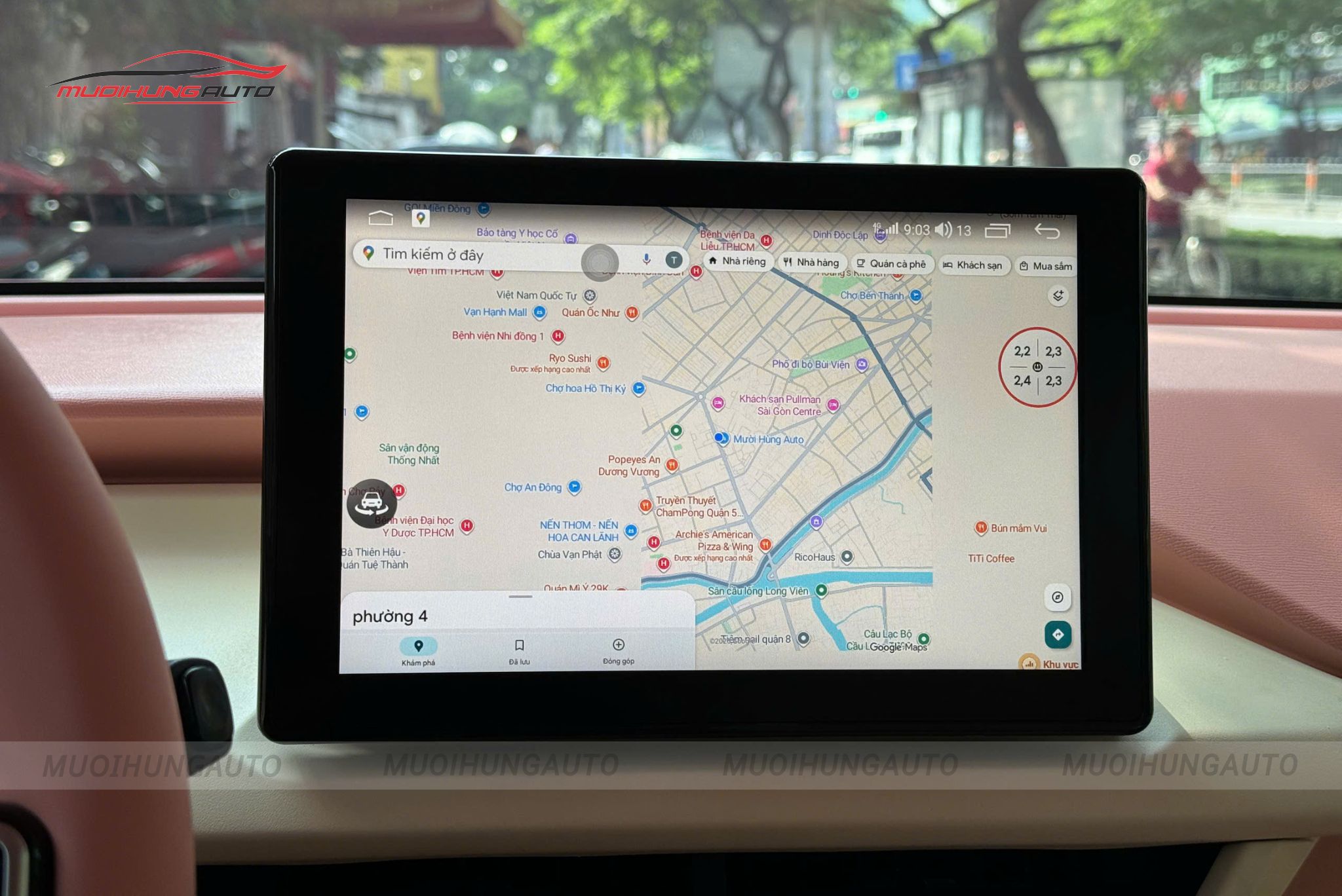 Màn hình Android tích hợp camera 360 độ Vinfast VF3