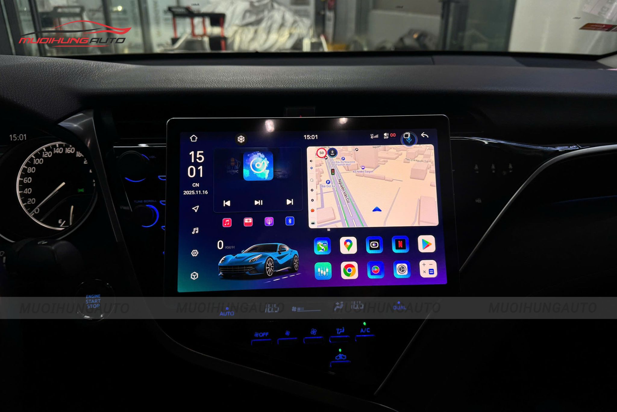 Màn hình Android xe Toyota Camry 2019