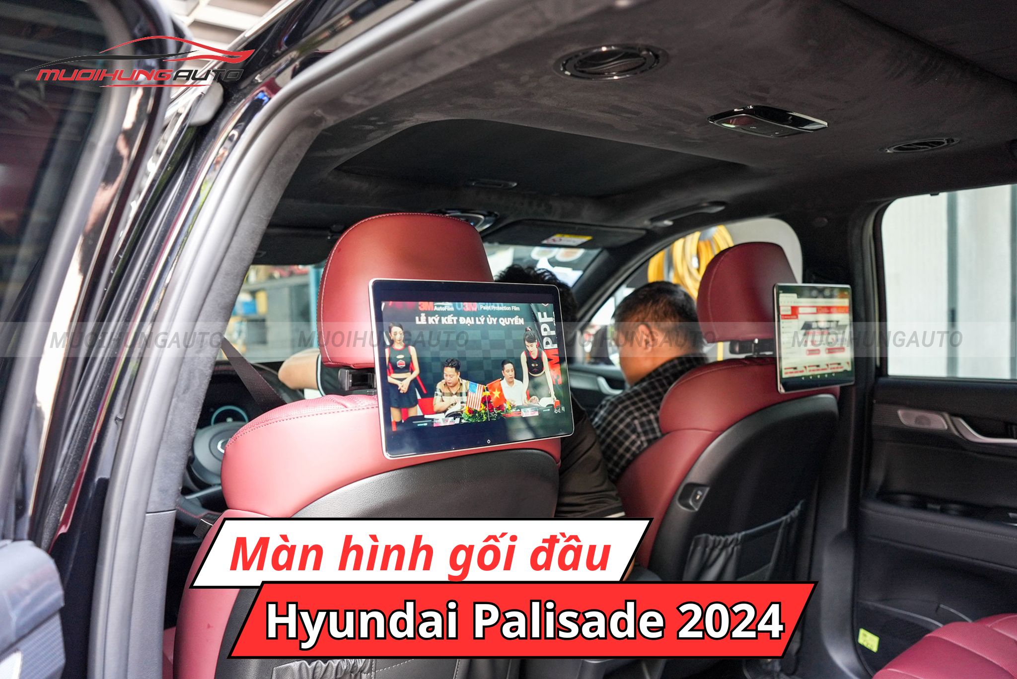 Màn hình gối Android Hyundai Palisade 2024