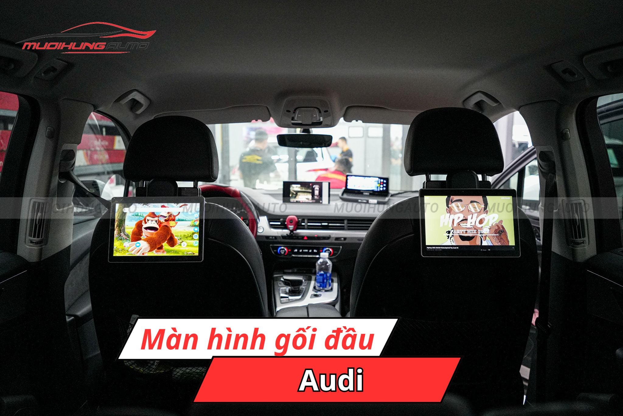 Màn hình gối đầu Audi