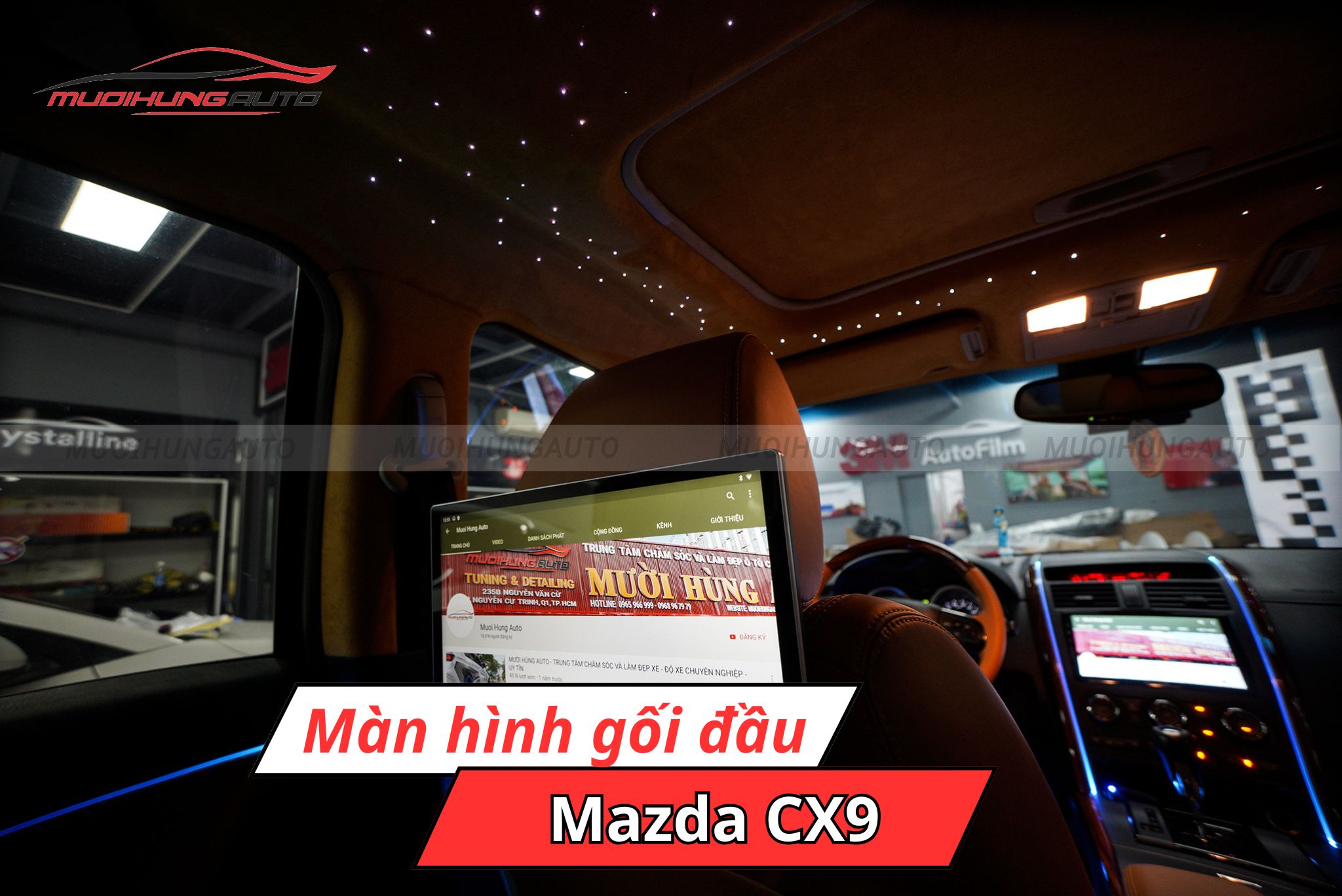 Màn hình gối đầu cho Mazda CX9