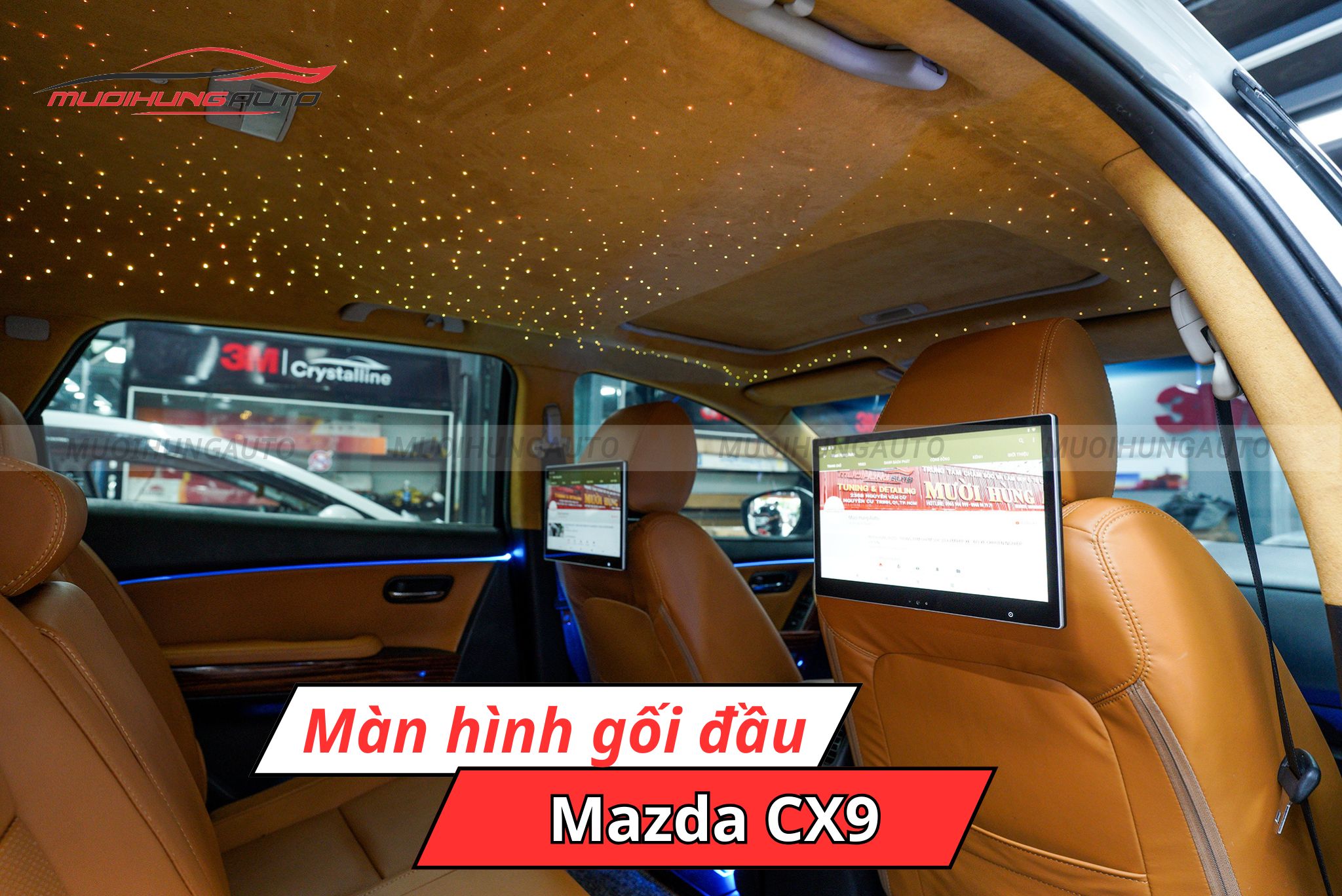 Màn hình gối đầu cho ô tô Mazda CX9