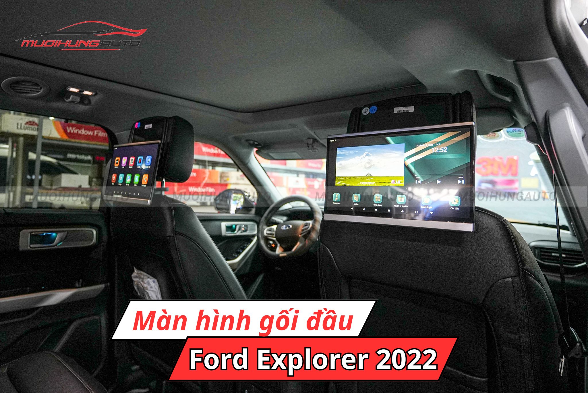 Màn hình gối đầu cho xe Ford Explorer 2022