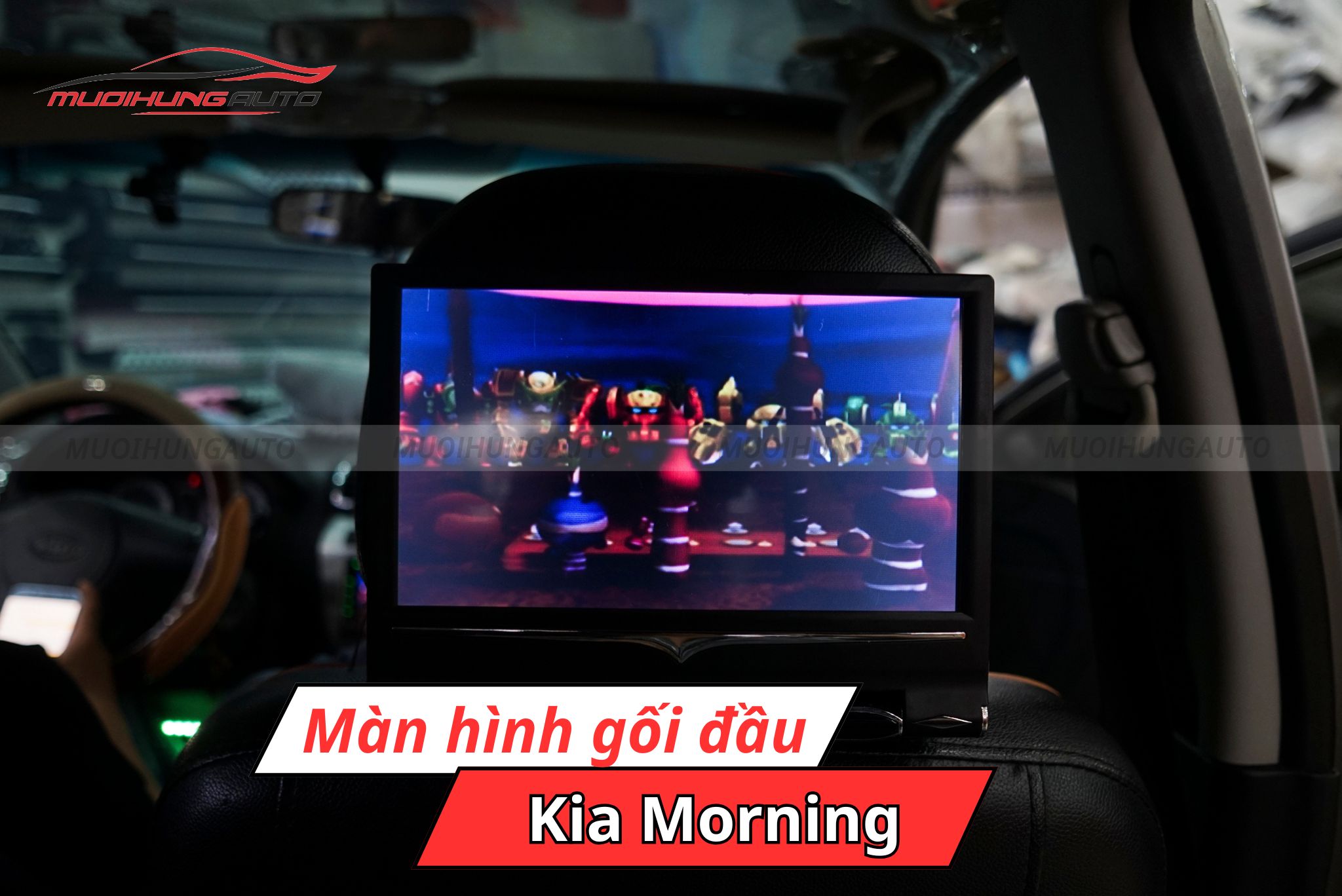 Màn hình gối đầu Kia Morning
