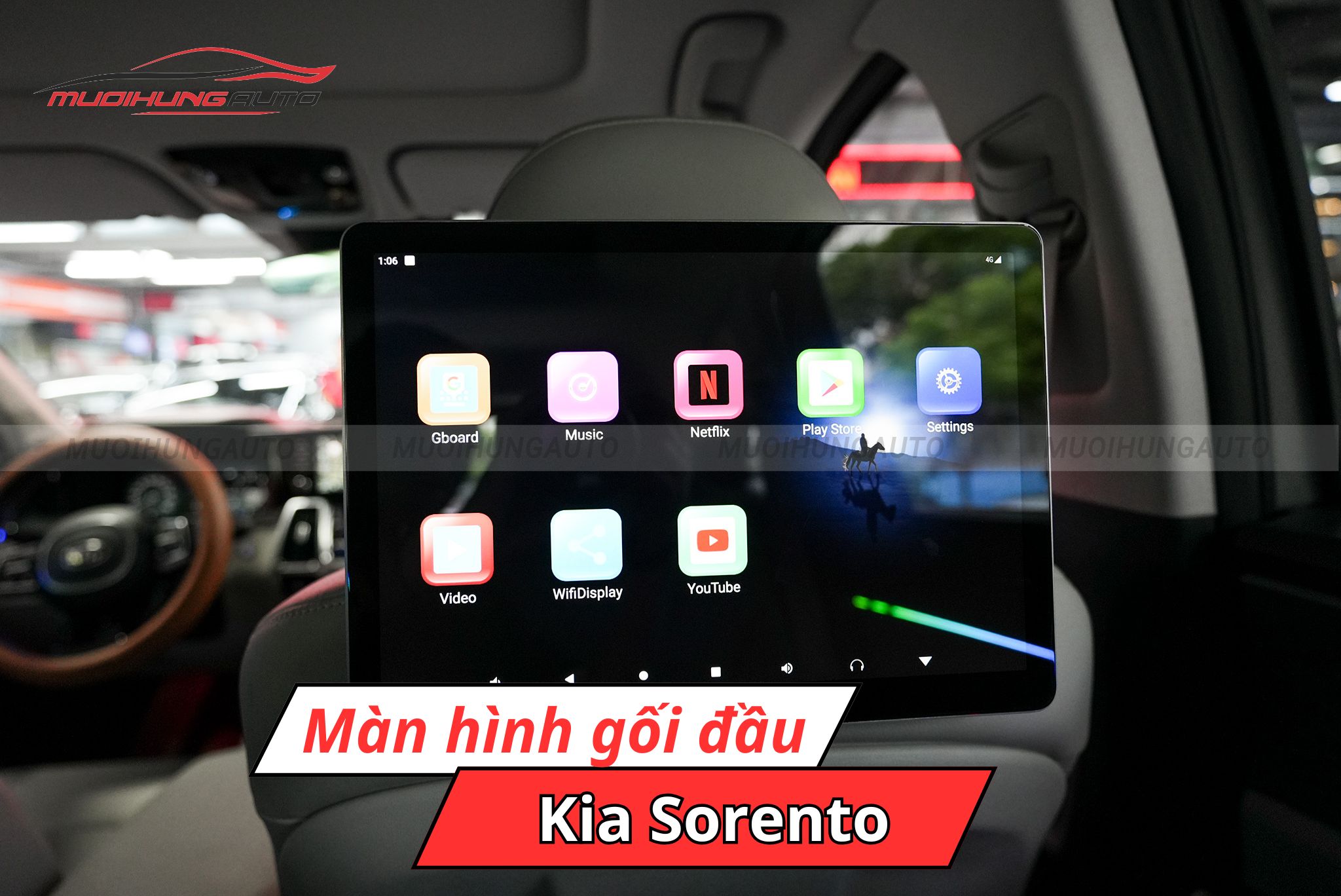 Màn hình gối đầu Kia Sorento