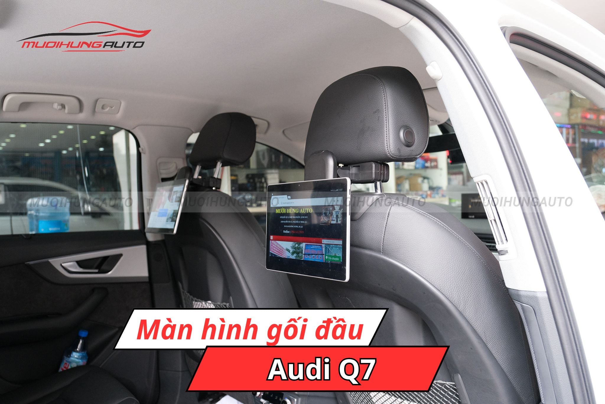 Màn hình gối đầu ô tô Android Audi Q7