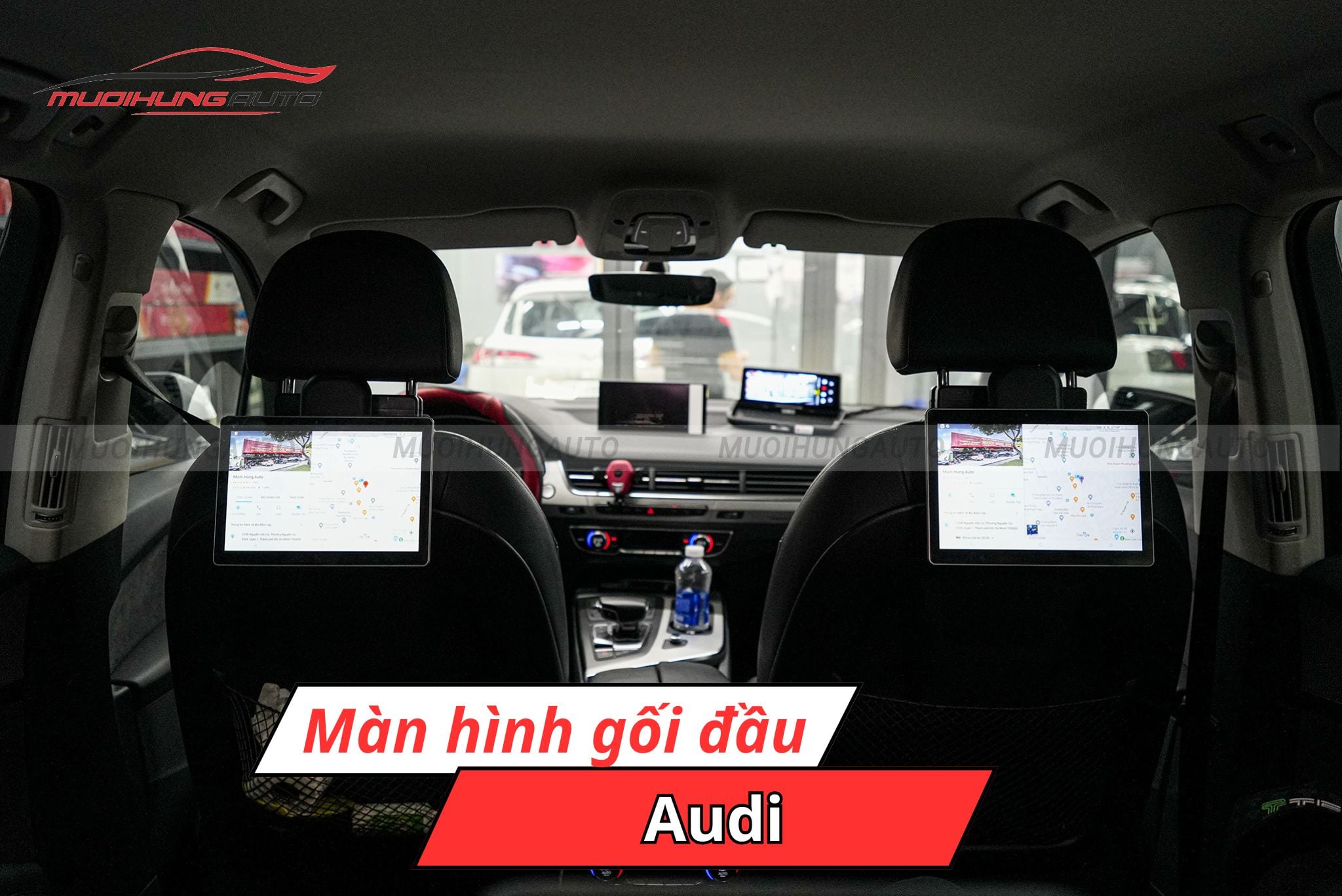 Màn hình gối đầu ô tô Audi