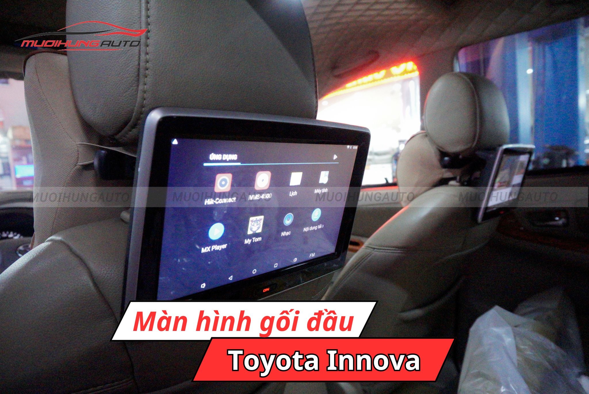 Màn hình gối đầu ô tô Toyota Innova