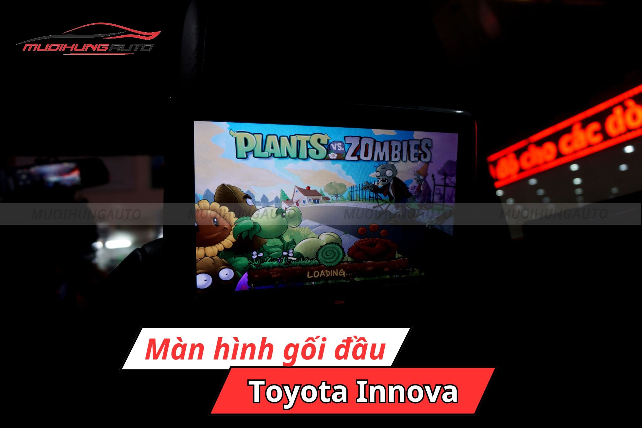 Màn hình gối đầu Toyota Innova