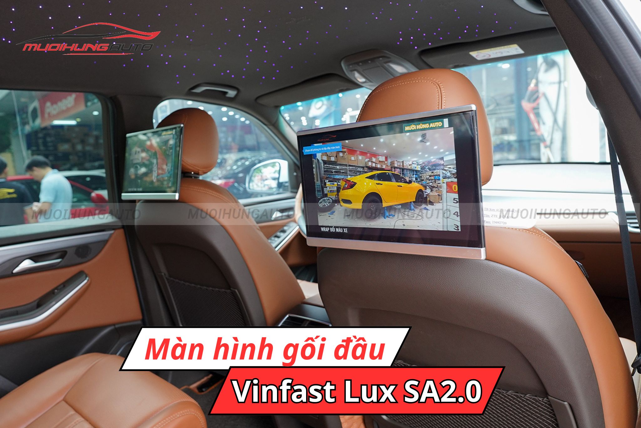 Màn hình gối đầu Vinfast Lux SA2.0