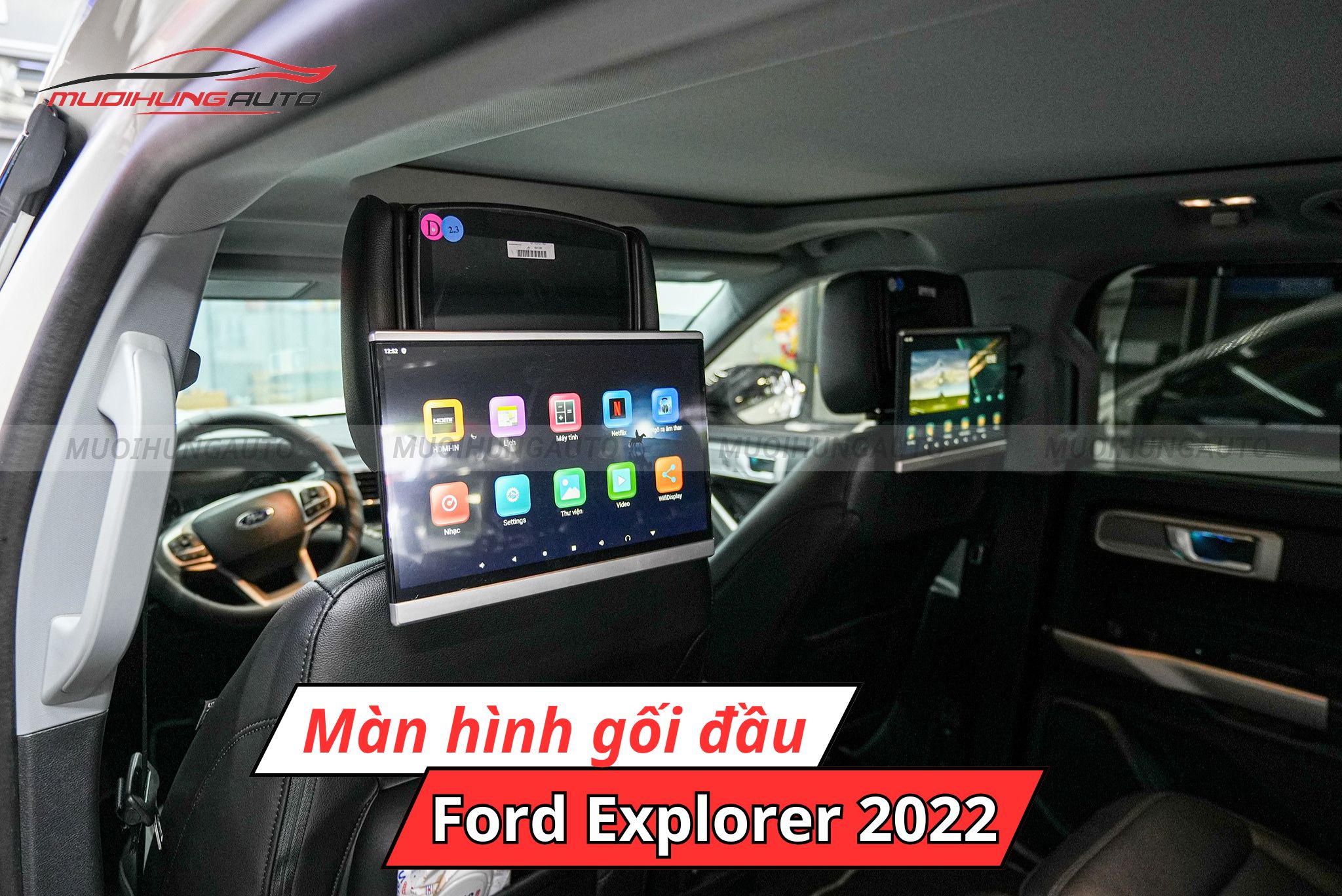 Màn hình gối ô tô Ford Explorer 2022