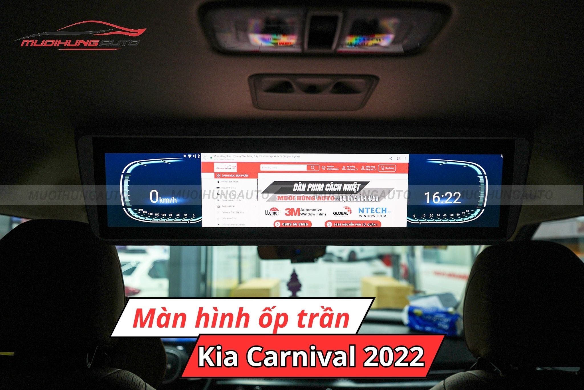Màn hình ốp trần Android Kia Carnival 2022