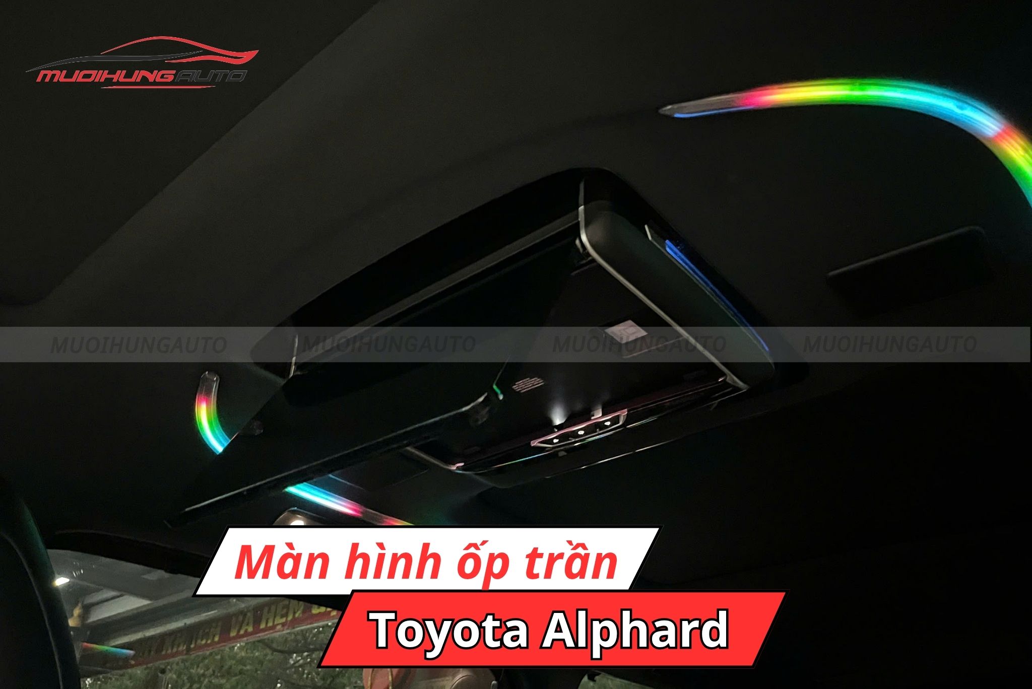 Màn hình ốp trần Android ô tô Toyota Alphard