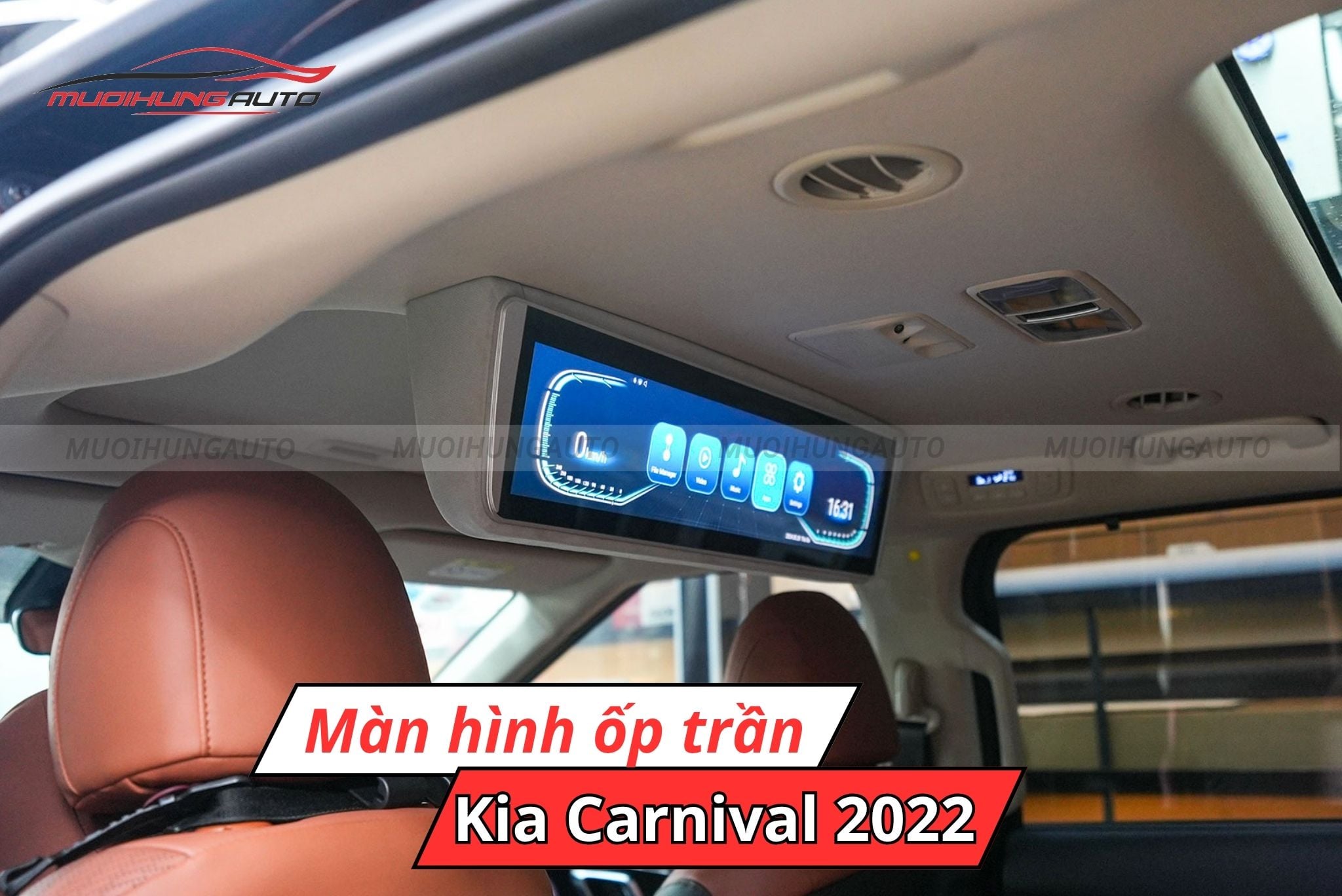 Màn hình ốp trần Android xe Kia Carnival 2022