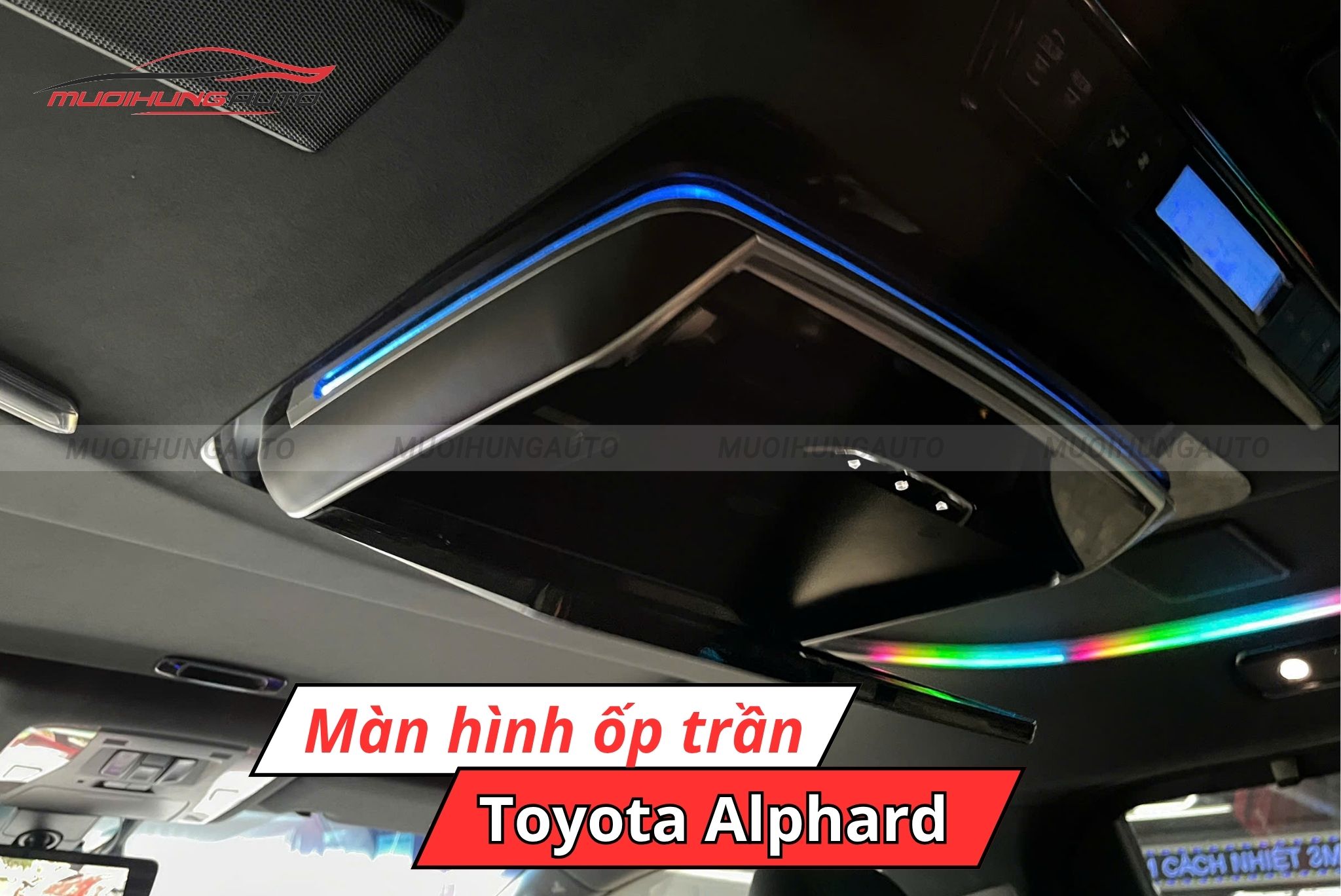 Màn hình ốp trần cho ô tô Toyota Alphard