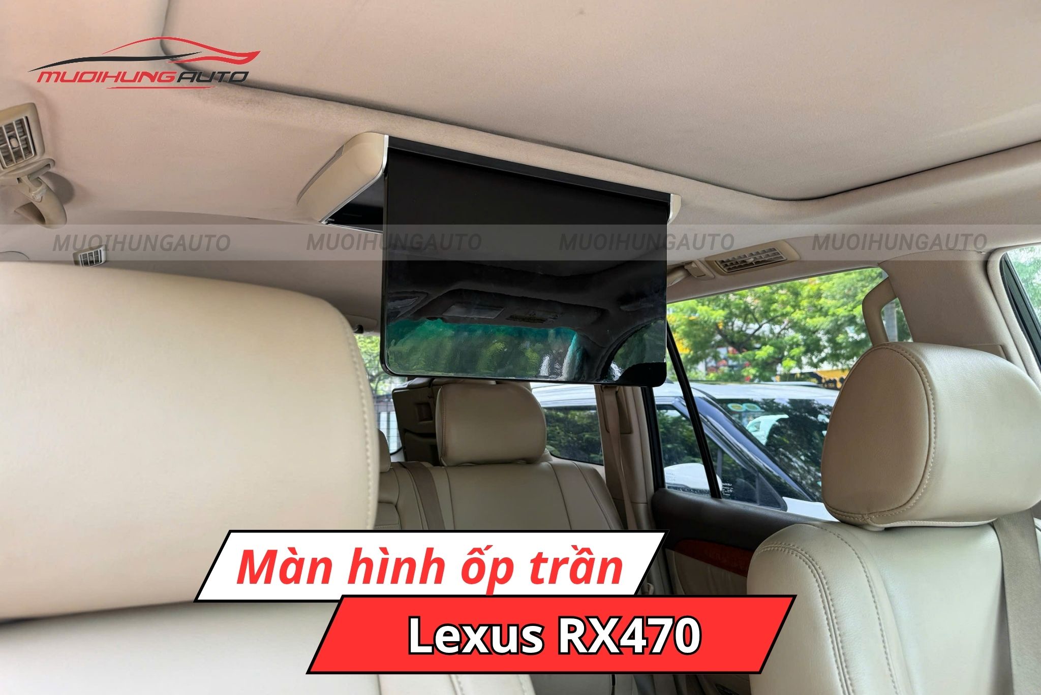 Màn hình ốp trần cho xe Lexus RX470