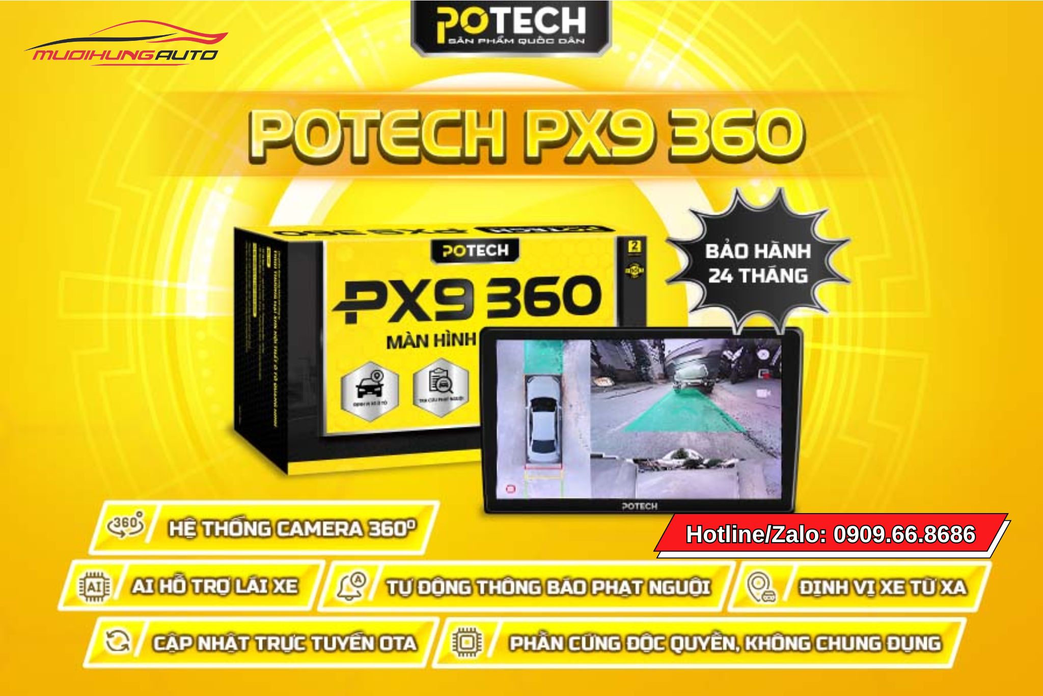 Màn hình Potech PX9 360