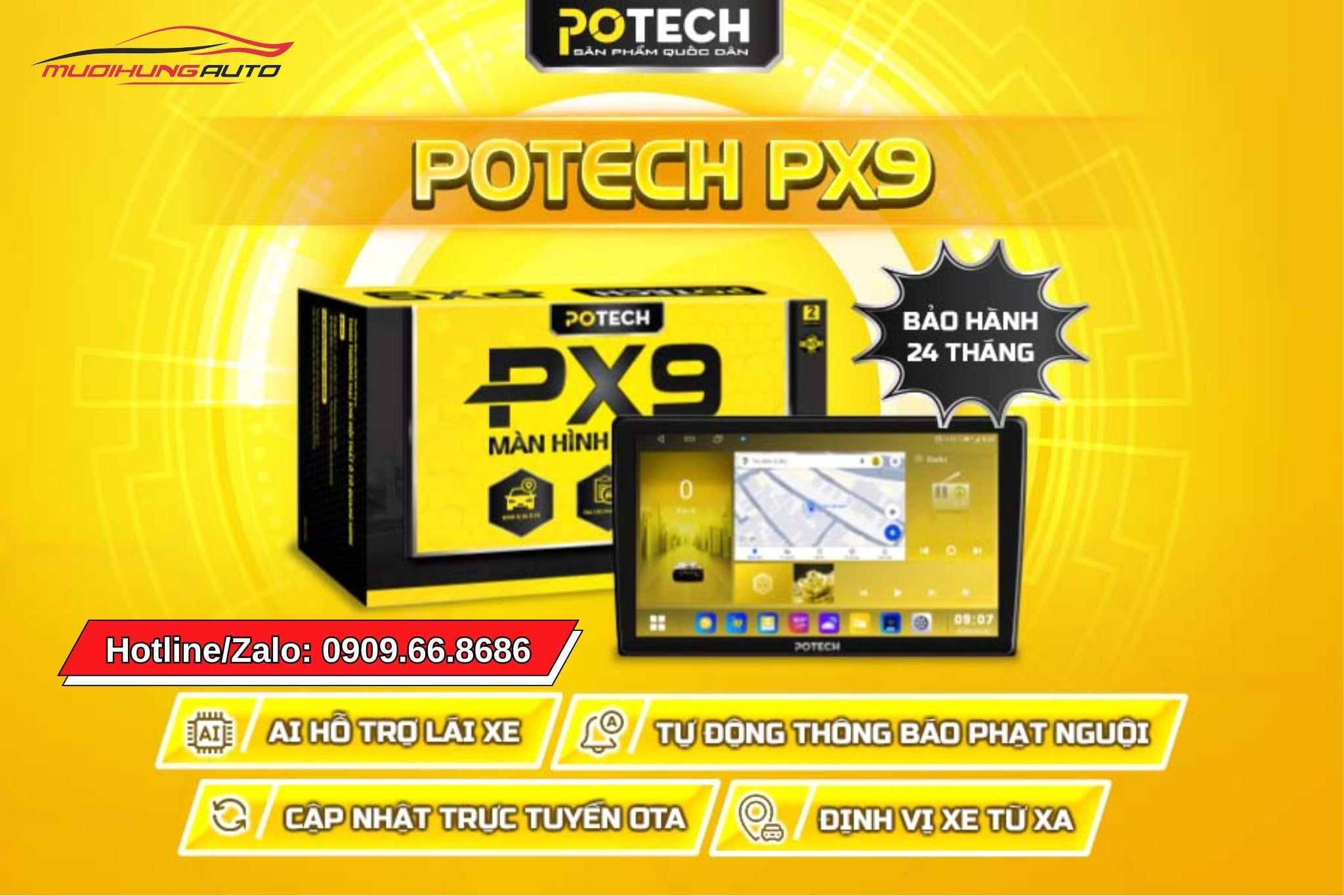 Màn hình Potech PX9