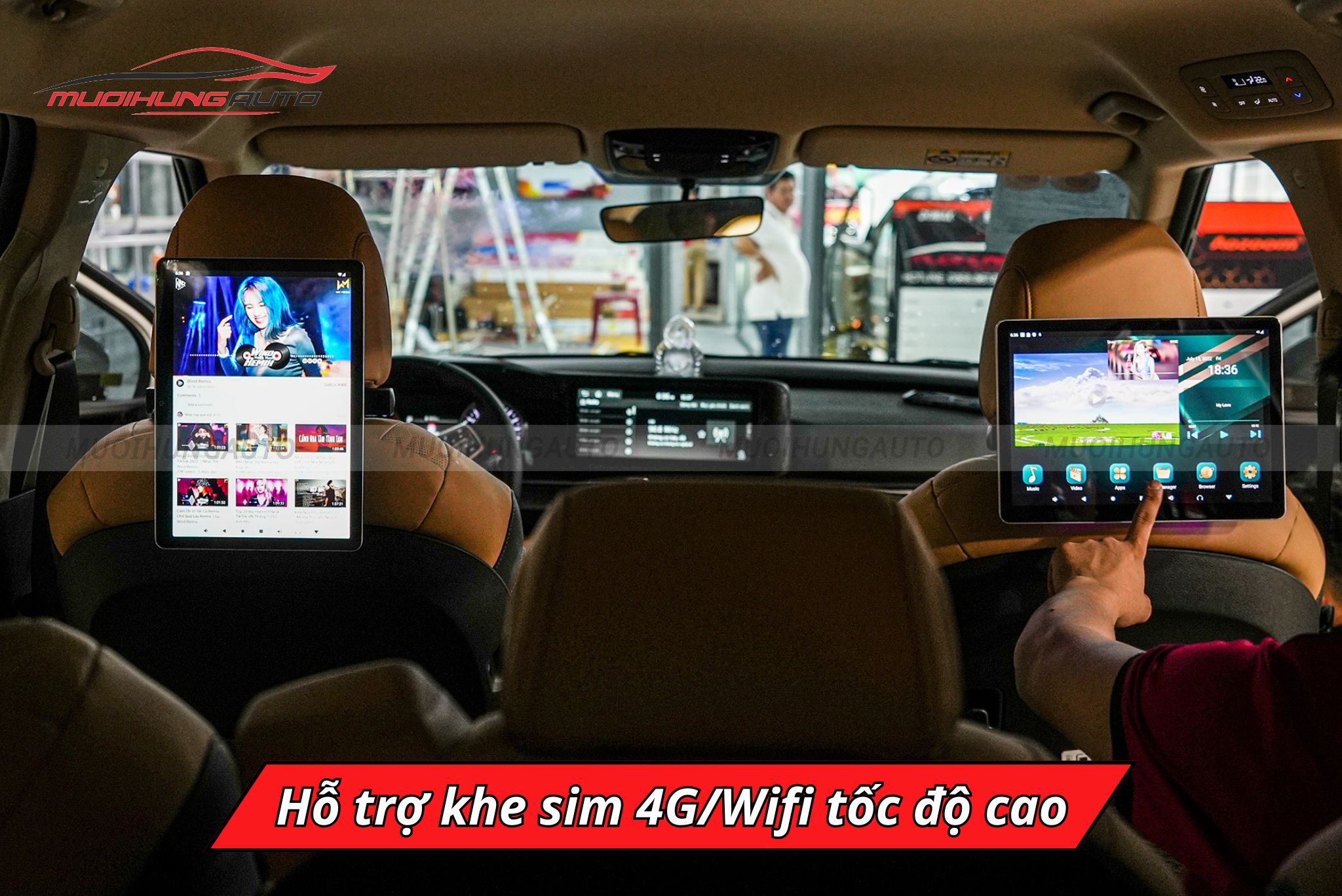Màn hình tựa đầu ô tô Mazda CX9