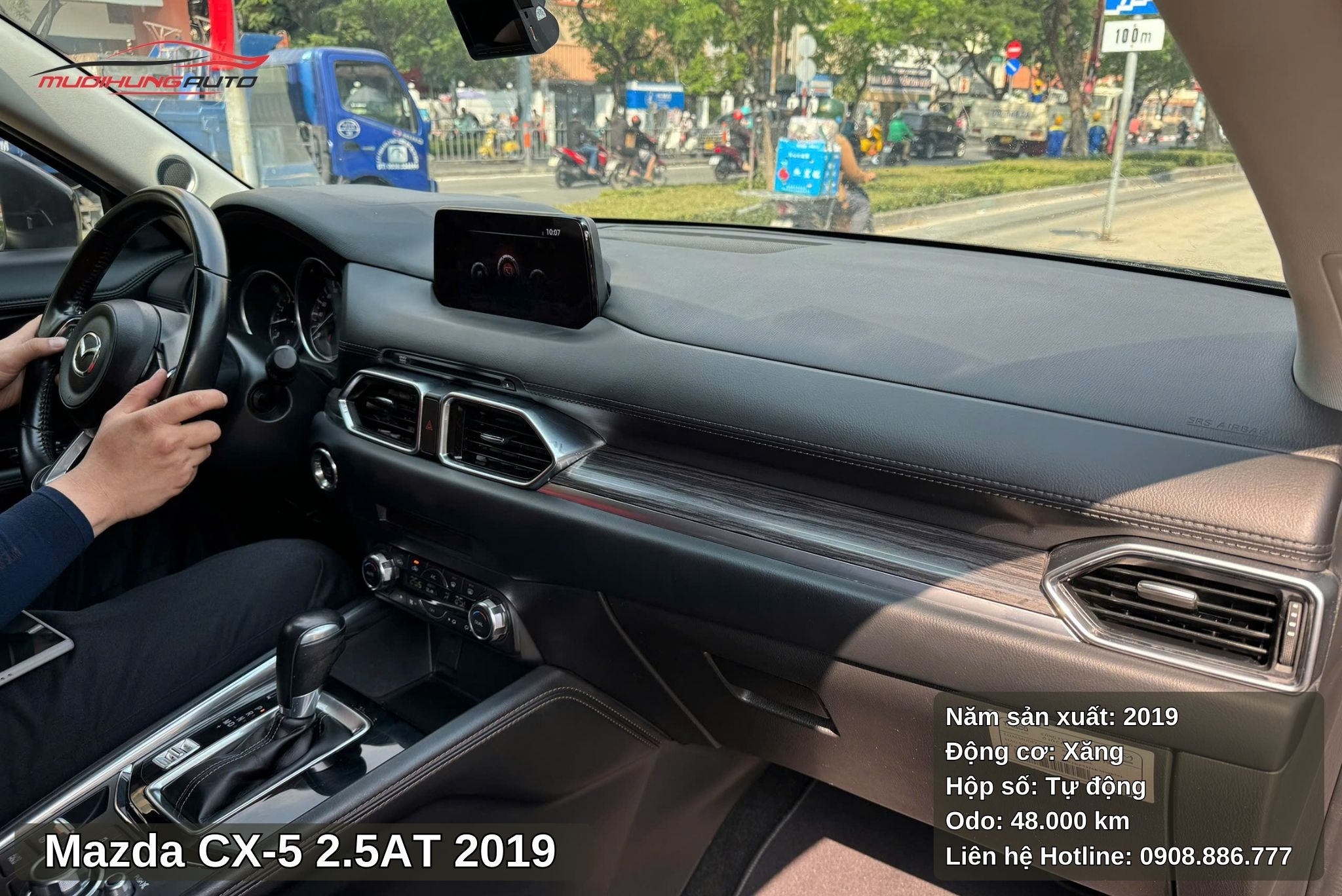 Mazda CX-5 2.5AT 2019 sở hữu nội thất sạch đẹp