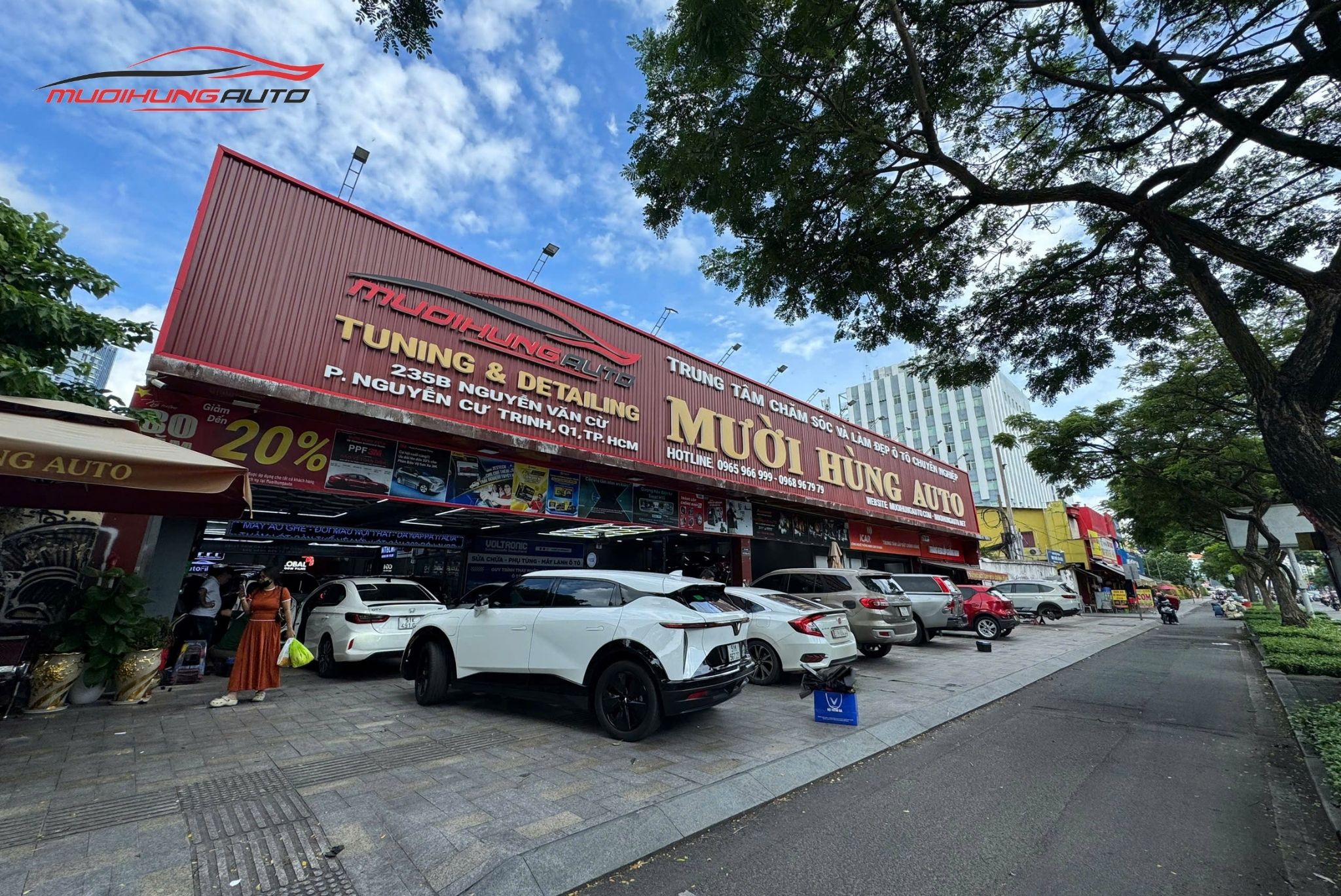Mười Hùng Auto - Địa chỉ độ đèn pha nguyên cụm Hyundai Sonata uy tín
