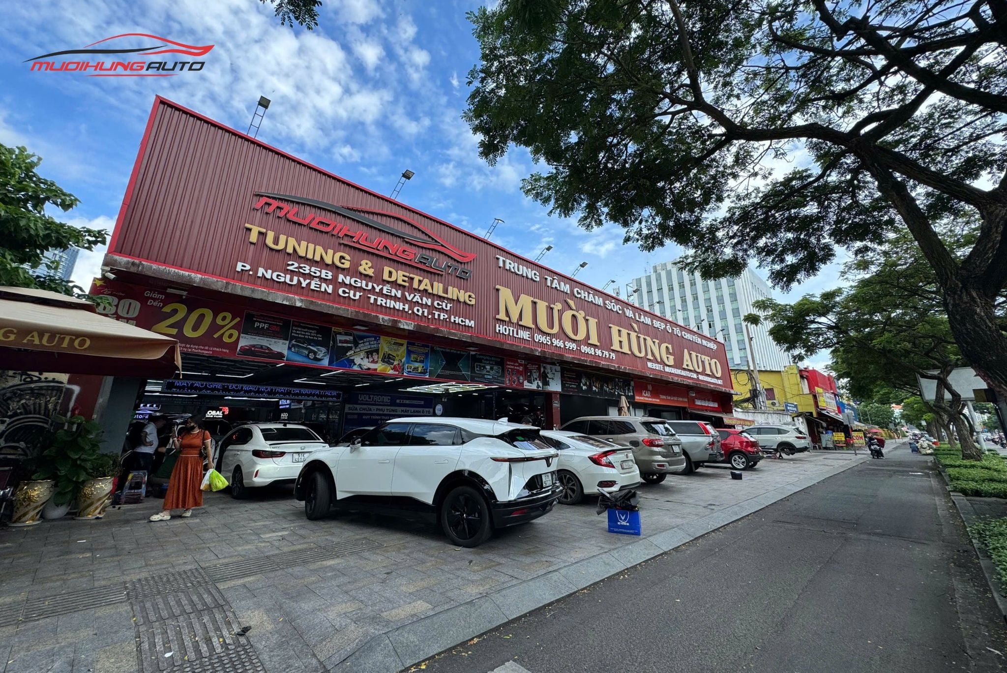 Mười Hùng Auto - Địa chỉ lắp cốp nóc xe Hyundai Santafe 2025 uy tín