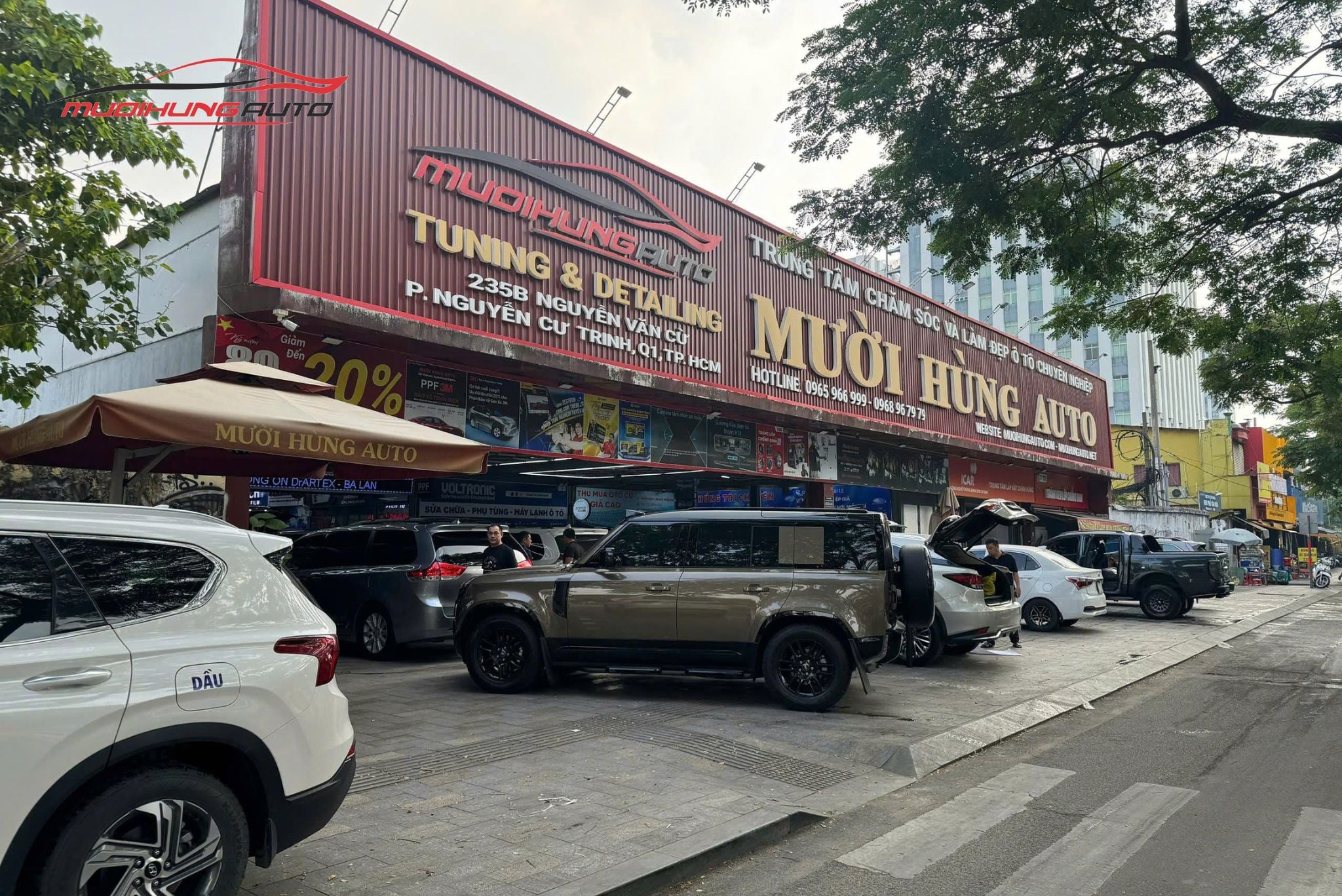 Mười Hùng Auto - Địa chỉ lắp đặt camera 360 độ ô tô Lexus ES250 uy tín