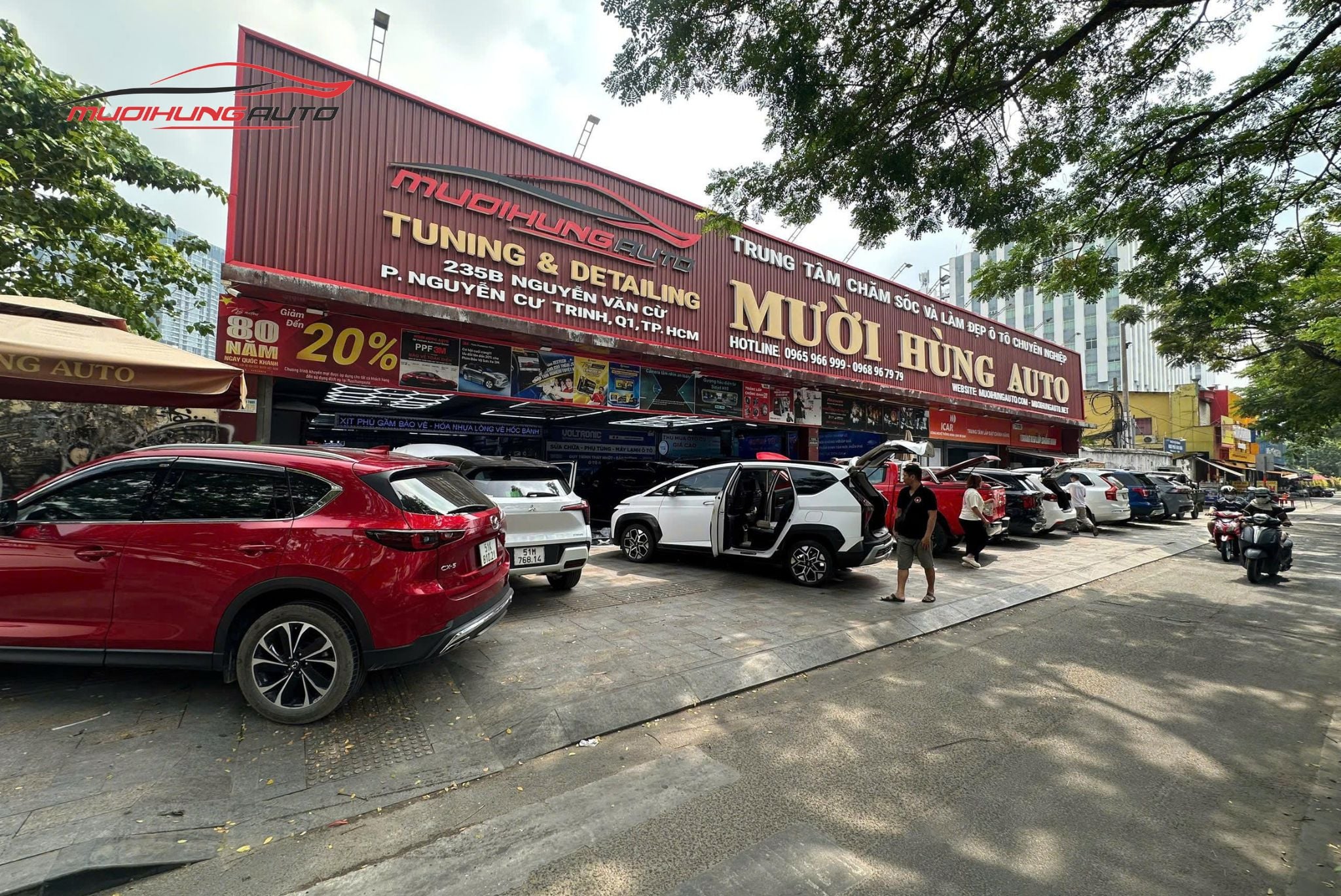Mười Hùng Auto - Địa chỉ lắp ốp má phanh Brembo Honda CRV 2024 uy tín