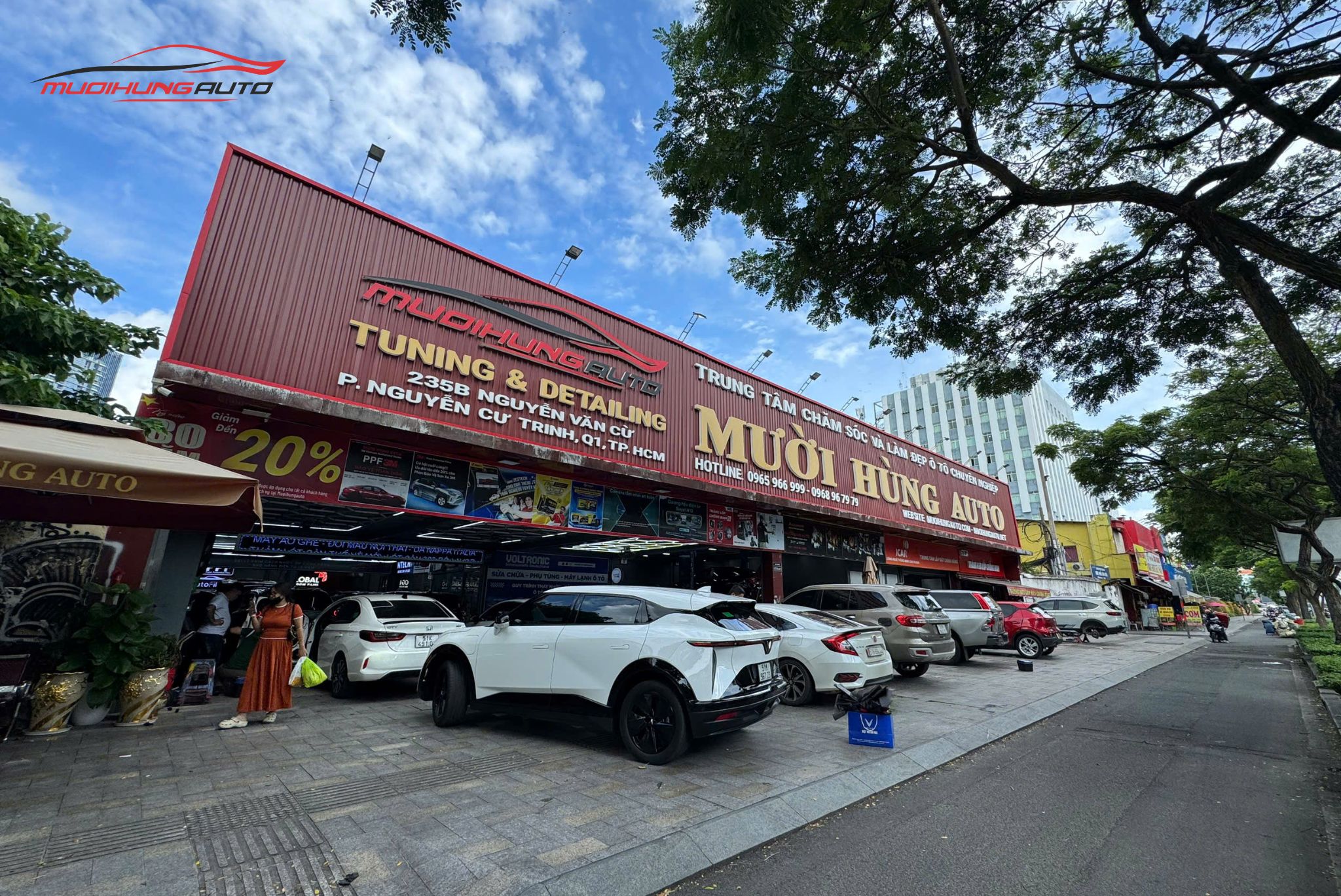 Mười Hùng Auto - Địa chỉ lắp ốp má phanh Brembo Honda HRV 2018 uy tín