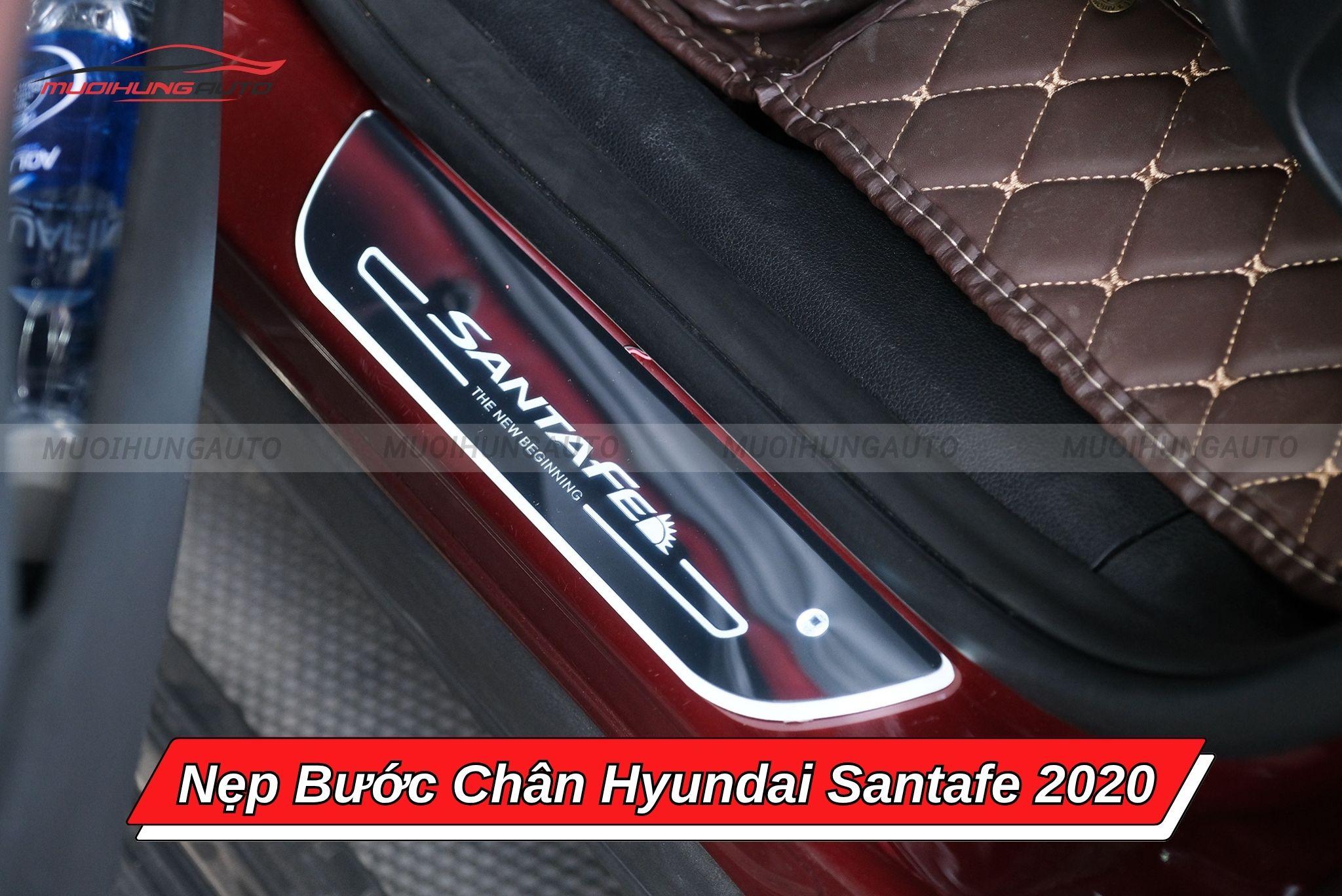 Nẹp bậc lên xuống Hyundai Santafe 2020